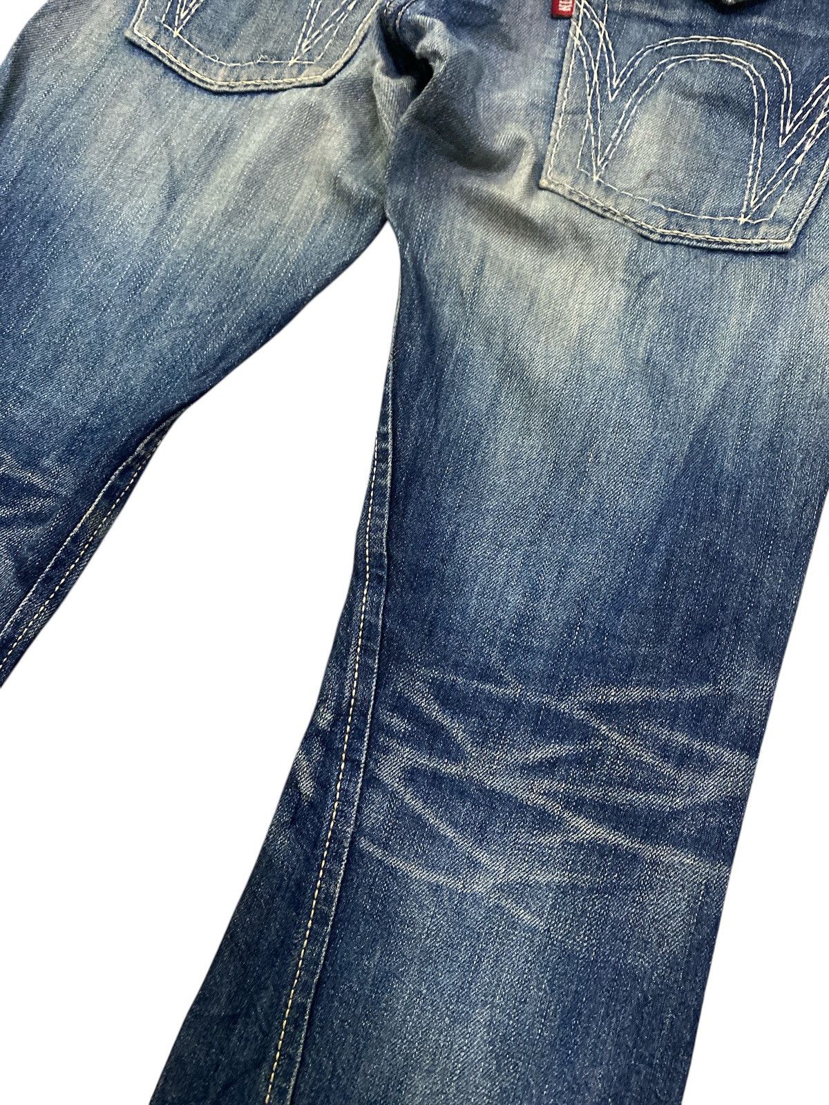 Edwin × If Six Was Nine Vintage Edwin Blue Trip Flared Denim Size US 33 - 4 Thumbnail
