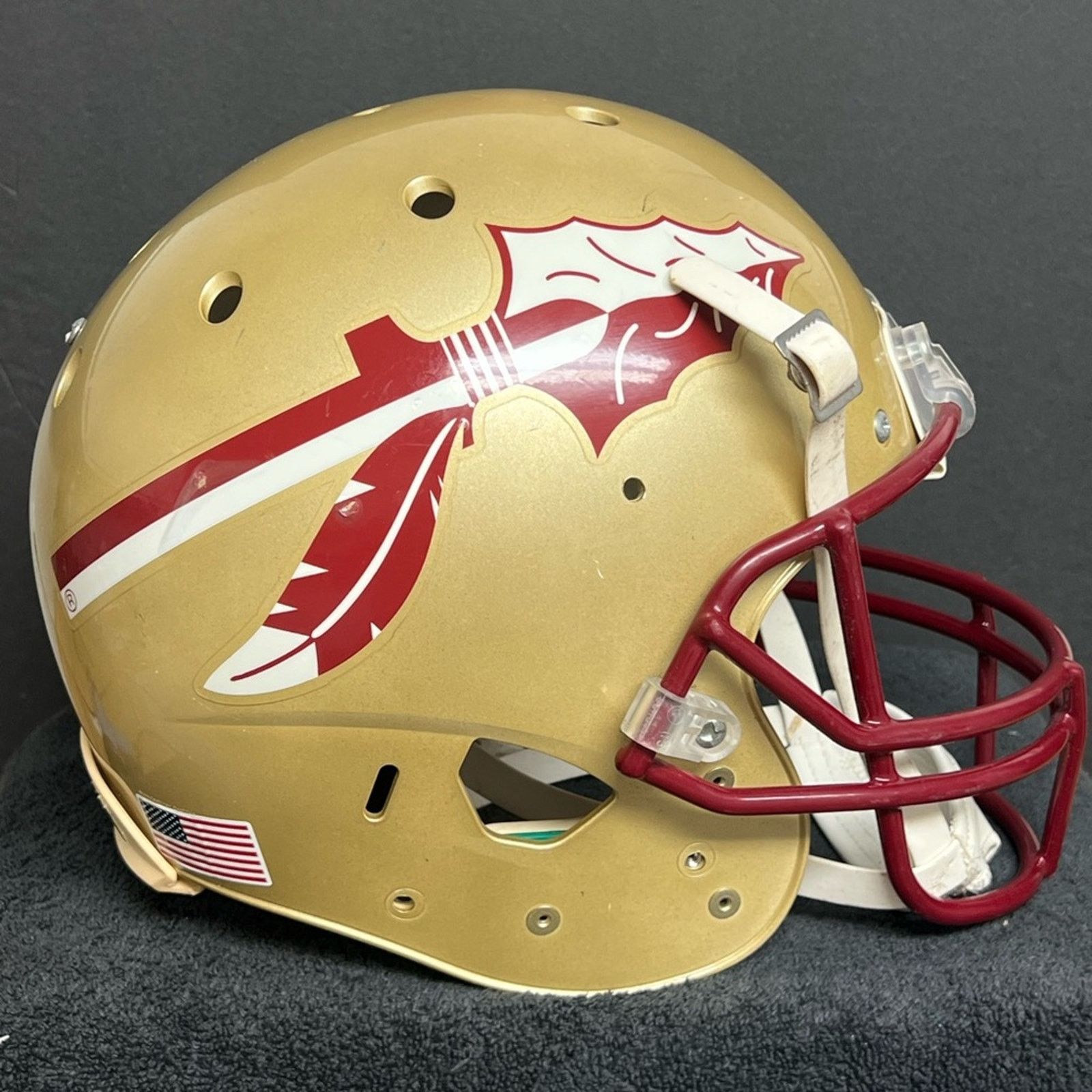 SCHUTZ VTG FSU FLORIDA STATE SEMINOLES GAMEDAY Replica Helmet Size ONE SIZE - 2 Thumbnail