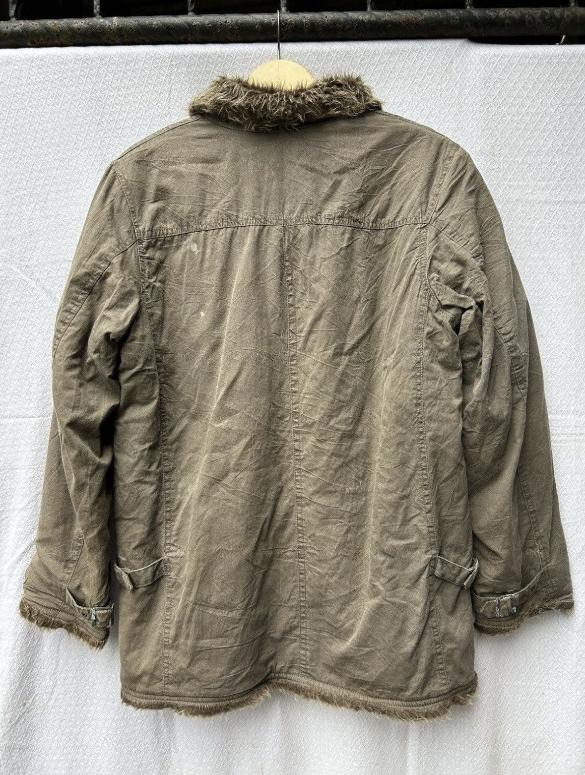 Japanese Brand Faux fur zip jacket parka japanese style ifsixwasnine LGB Size US L / EU 52-54 / 3 - 2 Thumbnail