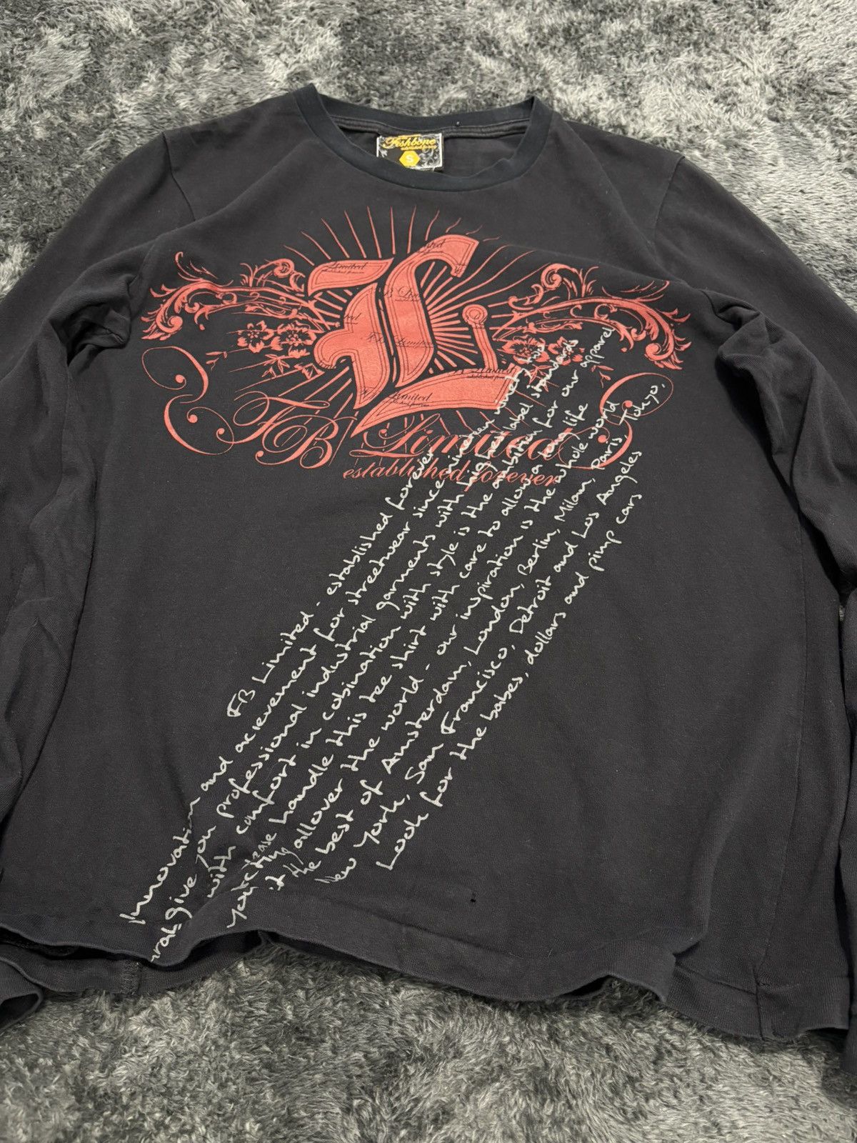 Hysteric Glamour Vintage Fishbone Y2K Tribal 2000s Longsleeve Size US S / EU 44-46 / 1 - 2 Thumbnail