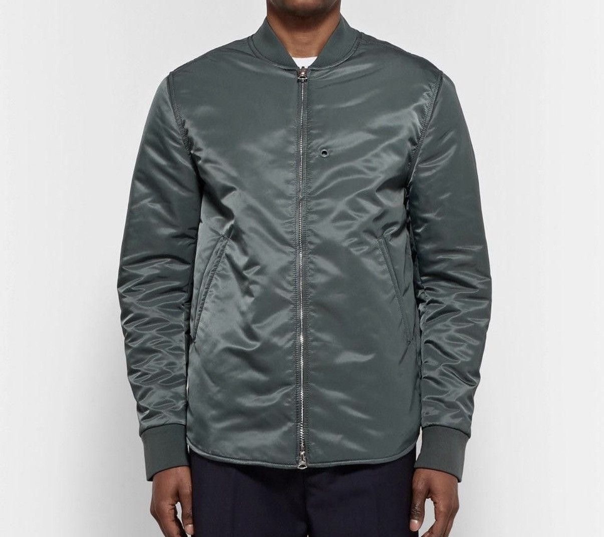 Acne Studios Blue Green Acne Bomber Celo Size US L / EU 52-54 / 3 - 5 Thumbnail