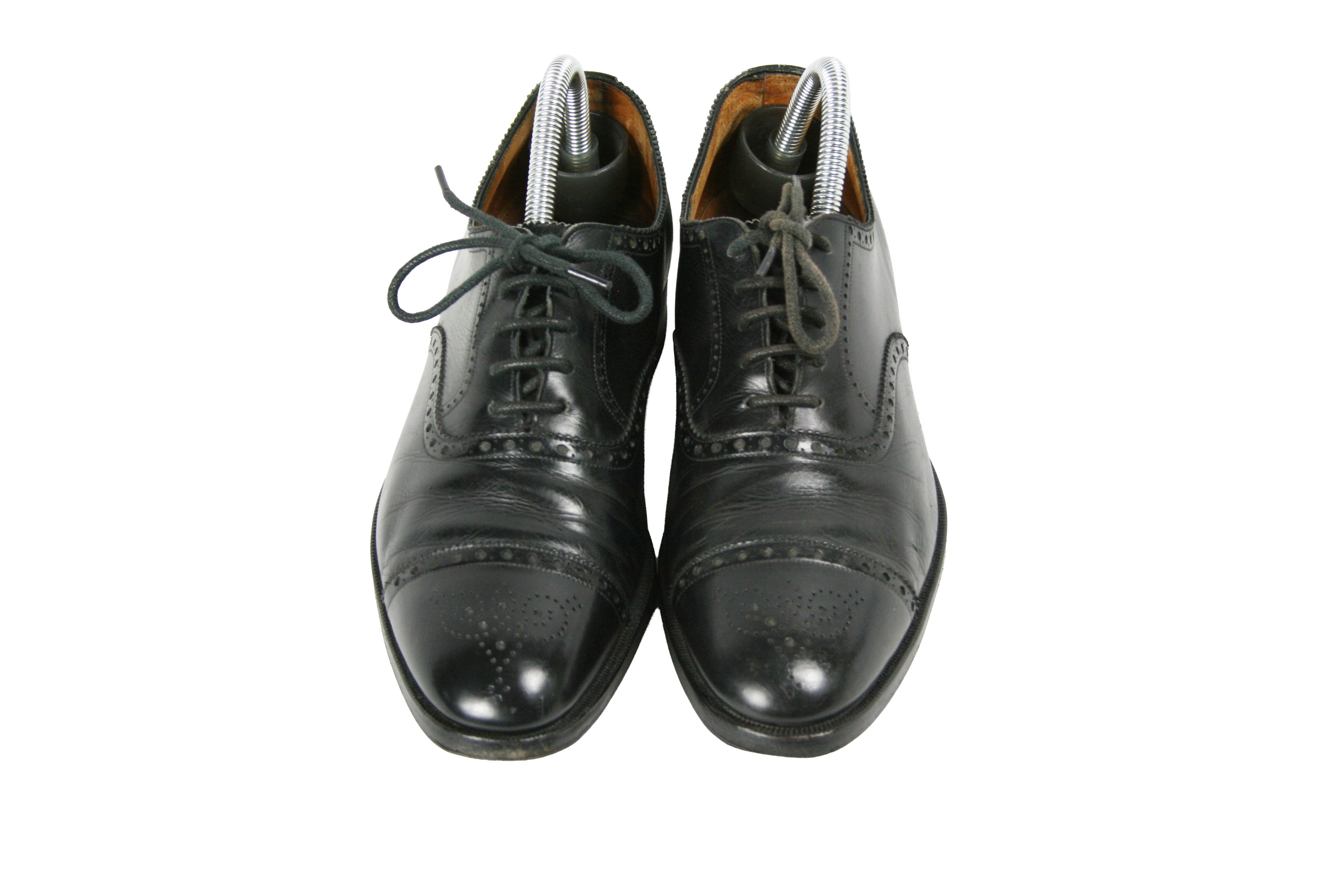 Crockett & Jones 00S Healt Brand Leather Brogue Vintage Size US 8.5 / EU 41-42 - 9 Thumbnail