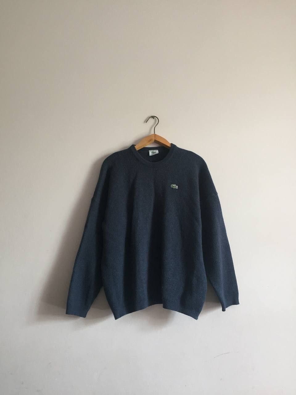 Lacoste Vintage Lacoste Sweater Wool Knit Baggy 90s Size US S / EU 44-46 / 1 - 1 Thumbnail