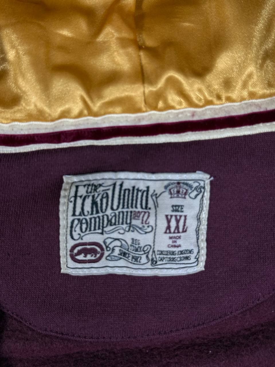 Ecko Unltd. Ecko Unltd Y2K Full Zip Hoodie Studded Logo Vintage Hip Hop Size US XXL / EU 58 / 5 - 13 Thumbnail