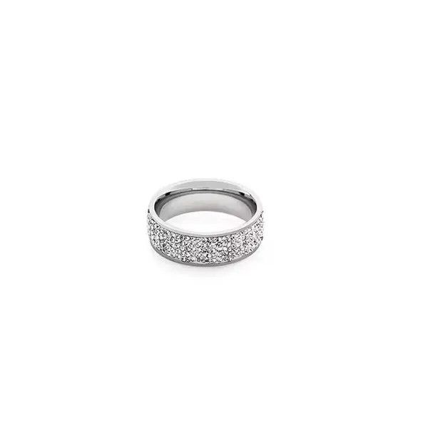 Japanese Brand Hip Hop Sparkling Titanium Men's Ring Size ONE SIZE - 1 Thumbnail