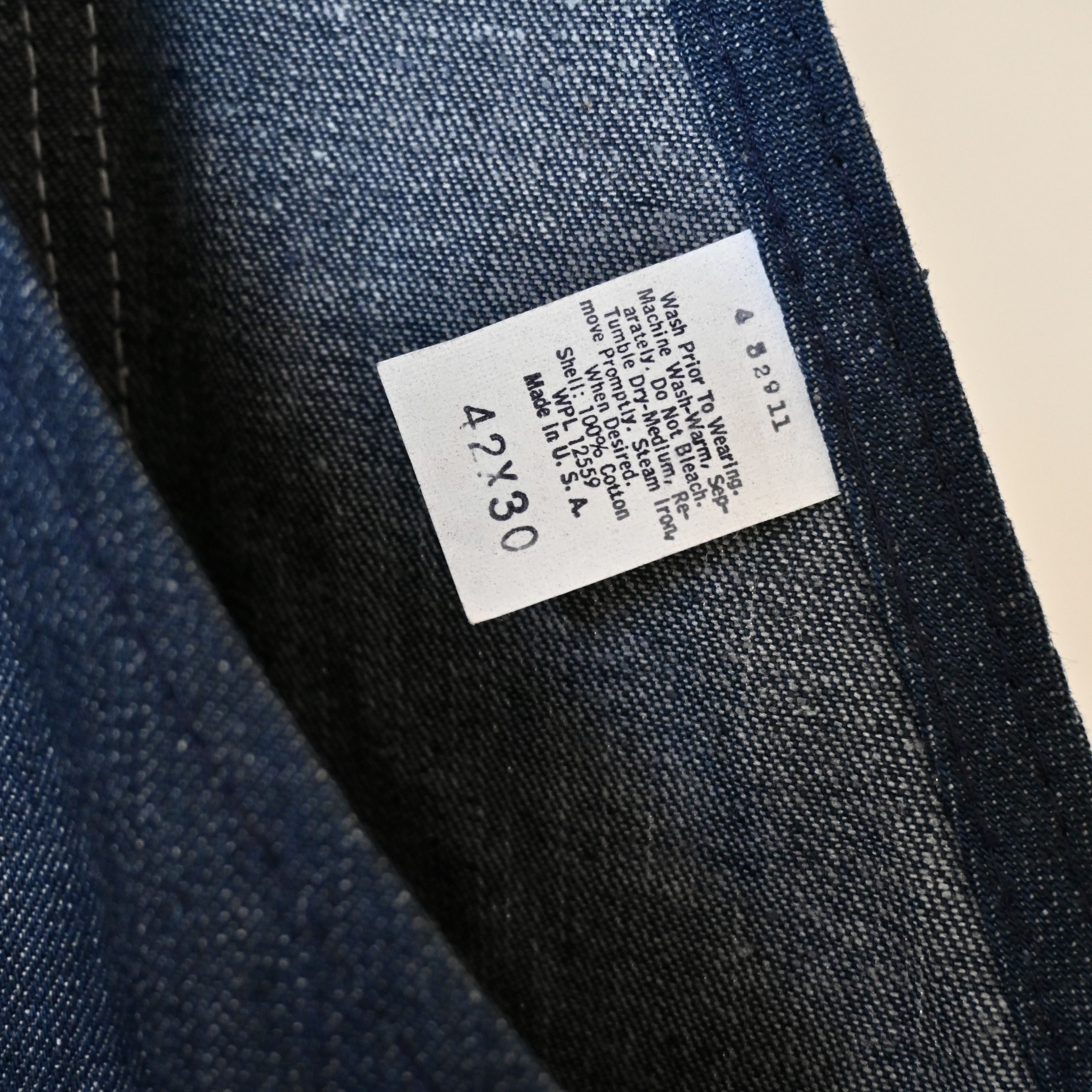 Carhartt DEADSTOCK, 1970s carhartt denim bib overalls Size US 42 / EU 58 - 16 Thumbnail
