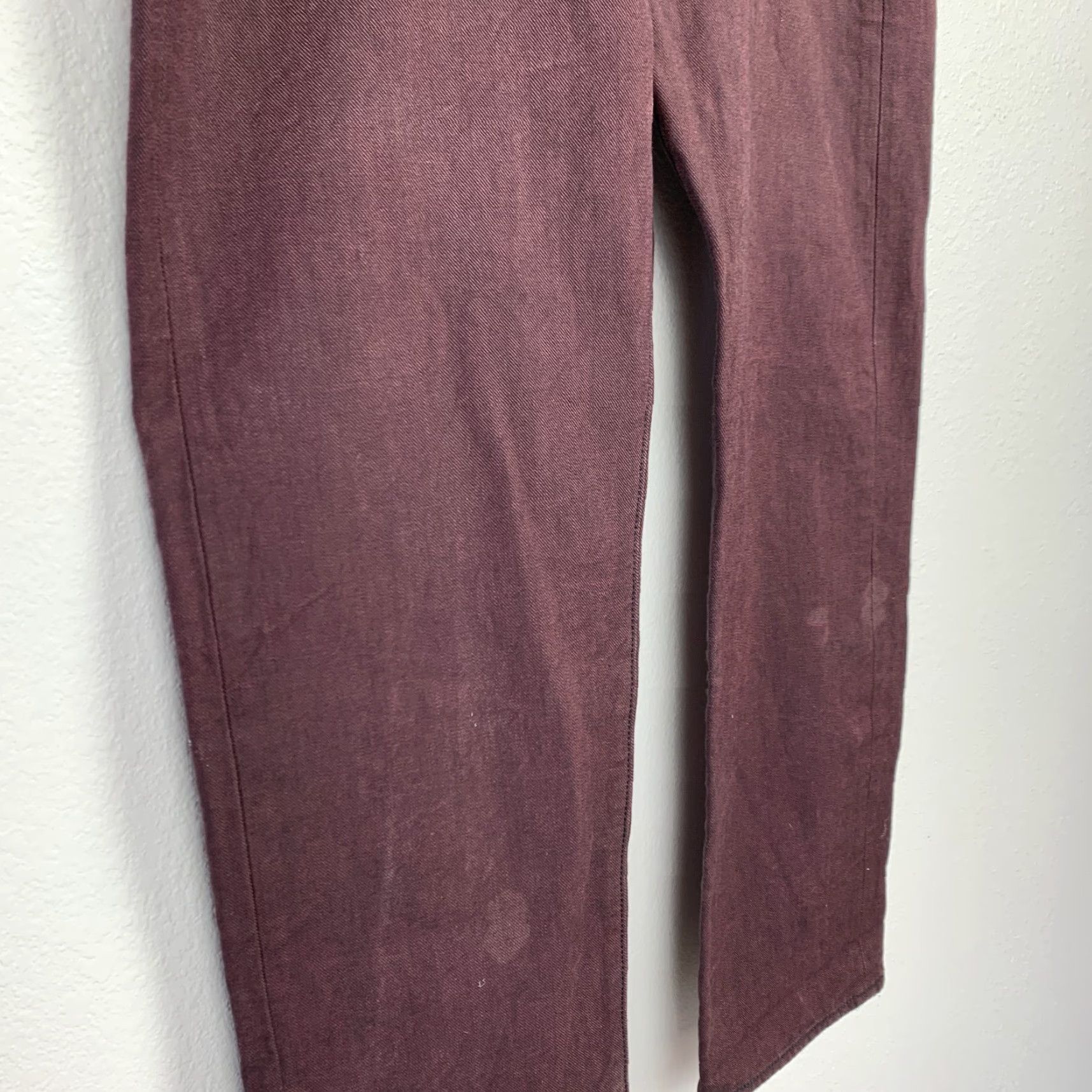 Levi's VINTAGE Levi's 501 Jeans Men Denim 38x32 Levis Burgundy Red Rust Straight 100% Cotton Dark Wash Inseam 32 Size US 38 / EU 54 - 3 Thumbnail