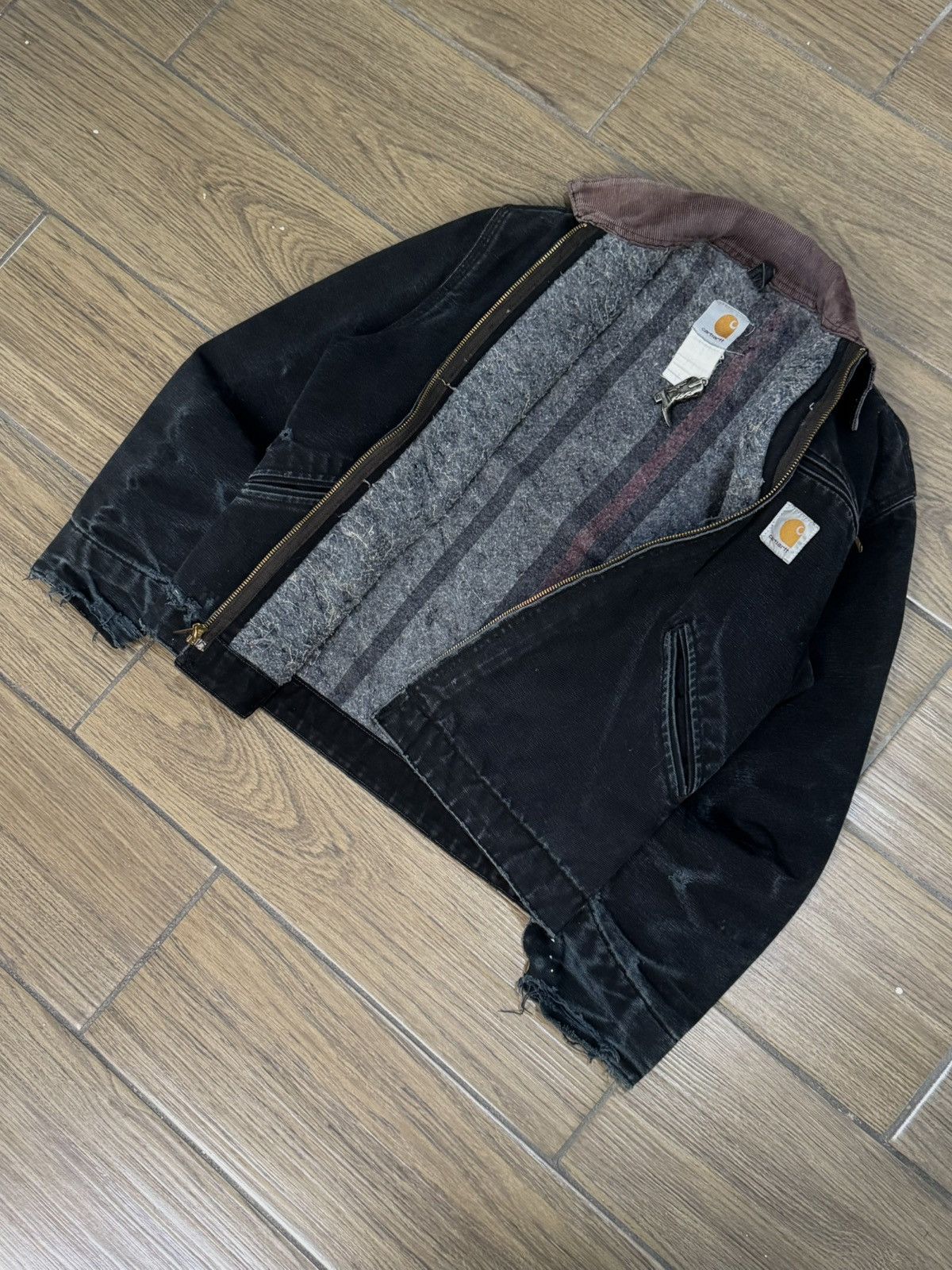 Carhartt Carhartt Detroit Jacket J01 BLK Big Logo Size US S / EU 44-46 / 1 - 3 Thumbnail