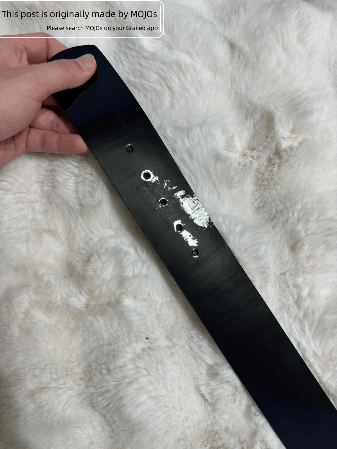 Saint Laurent Paris Sz 85 Saint Laurent Paris Patent Leather Cropper Belt Size ONE SIZE - 5 Thumbnail