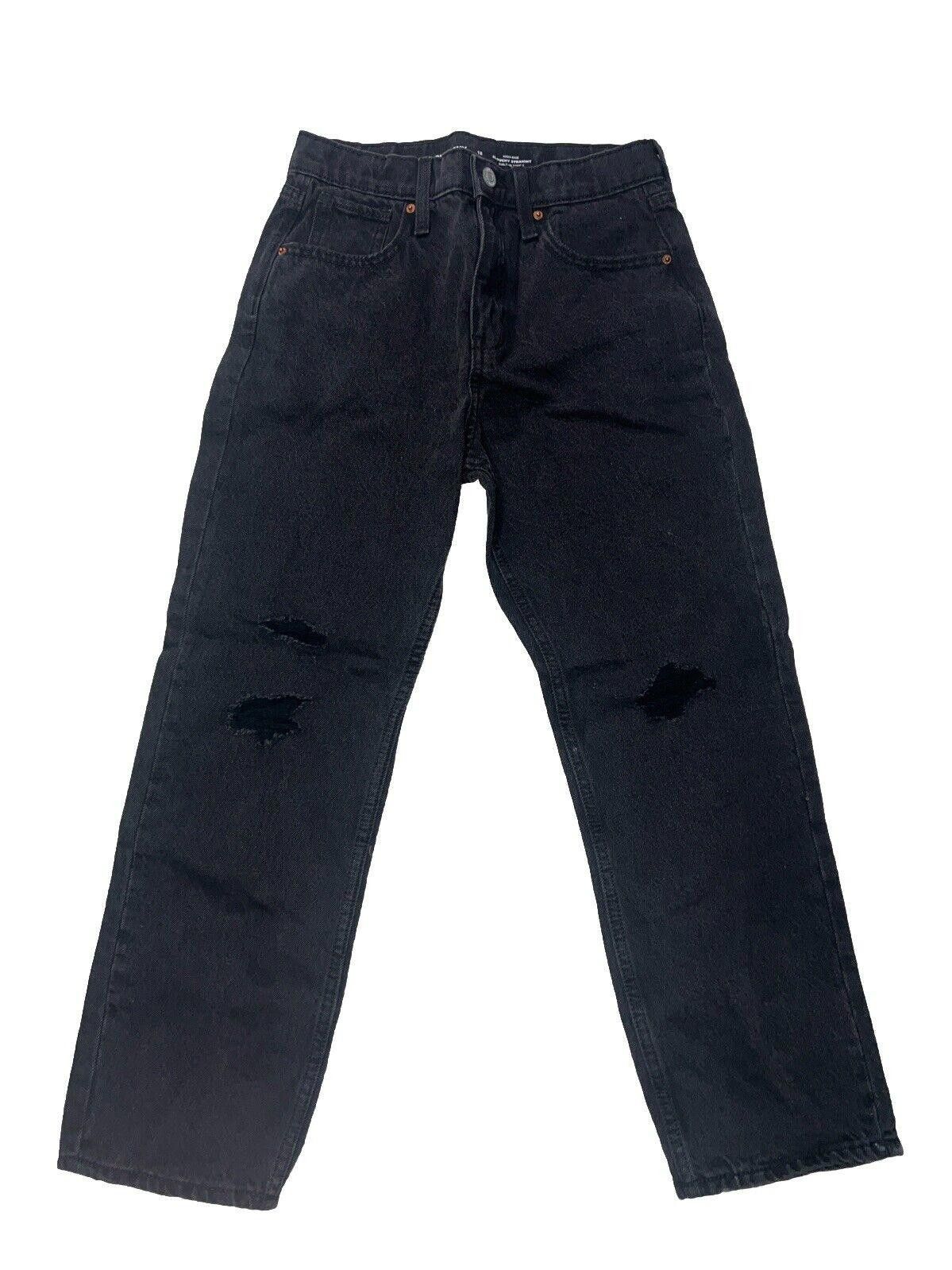 Old Navy Old Navy Girls Size 12 Black Denim Jeans HIgh Rise Pants Size 24" / US 00 / IT 34 - 1 Thumbnail