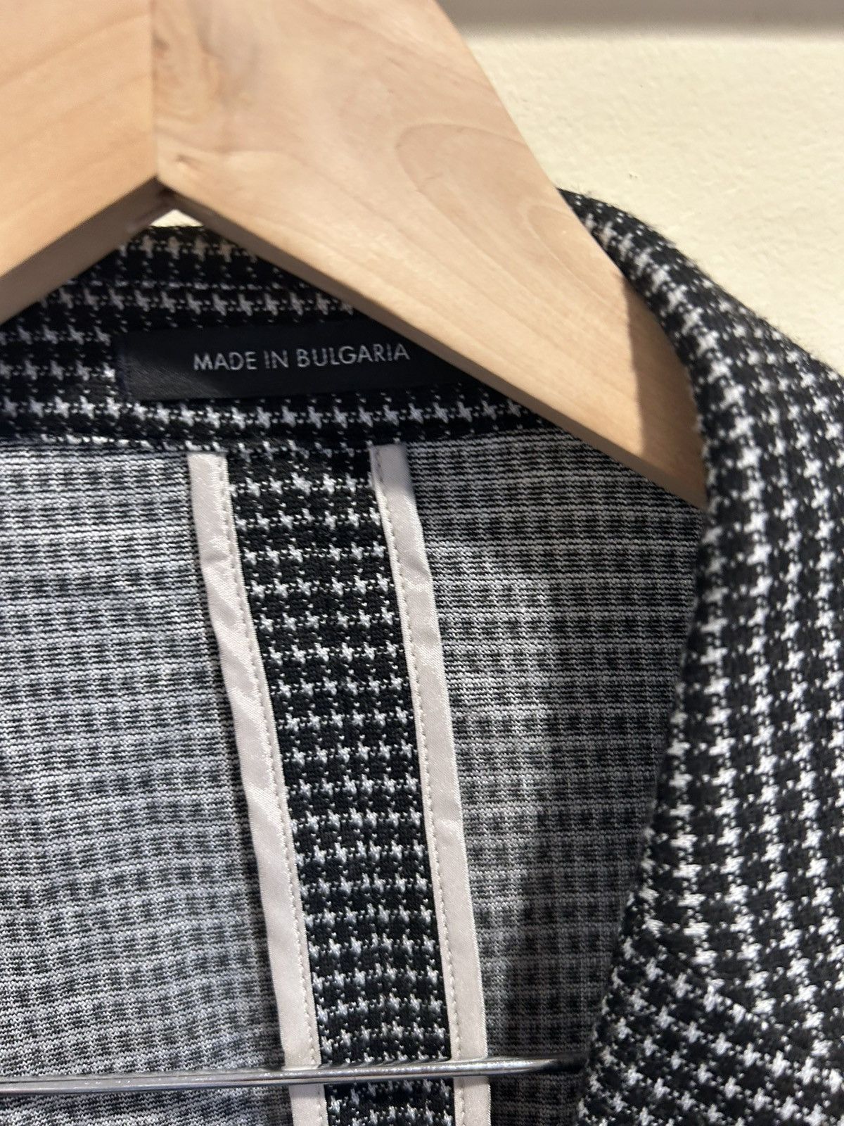 Emporio Armani Houndstooth Emporio Armani Blazer Size 42R - 6 Thumbnail