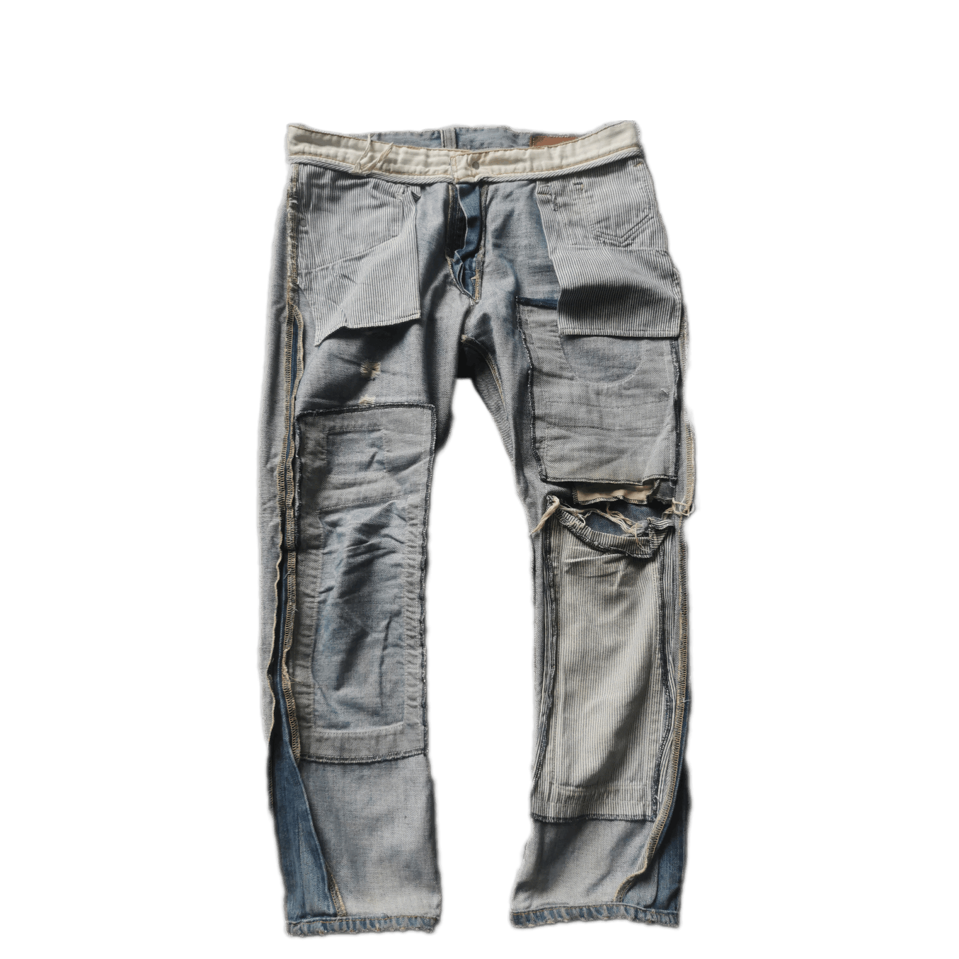 Levi's × Levi's Made & Crafted Levis Sashiko Boro Ripped Distressed Ori Not Custom Size US 34 / EU 50 - 3 Thumbnail