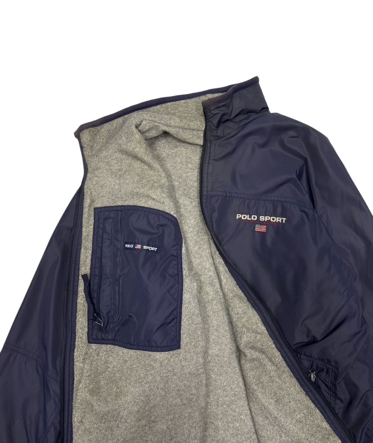 Polo Ralph Lauren 🔥POLO SPORT RALPH LAUREN HYBRID FLEECE NYLON REVERSIBLE Size US M / EU 48-50 / 2 - 8 Thumbnail