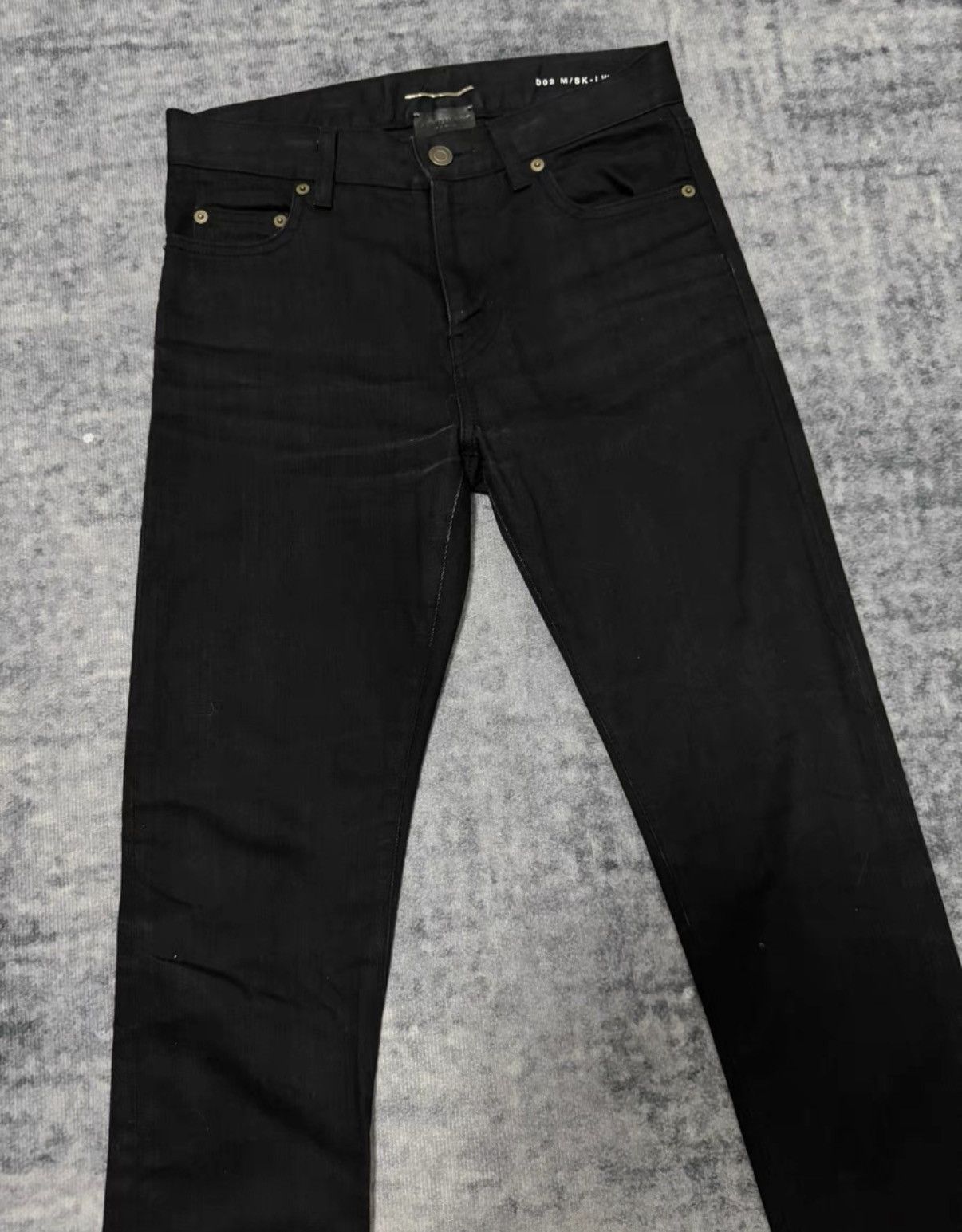 Saint Laurent Paris Saint Laurent (SLP) 16SS Stretch Skinny Basic Denim Jeans Size US 27 - 3 Thumbnail