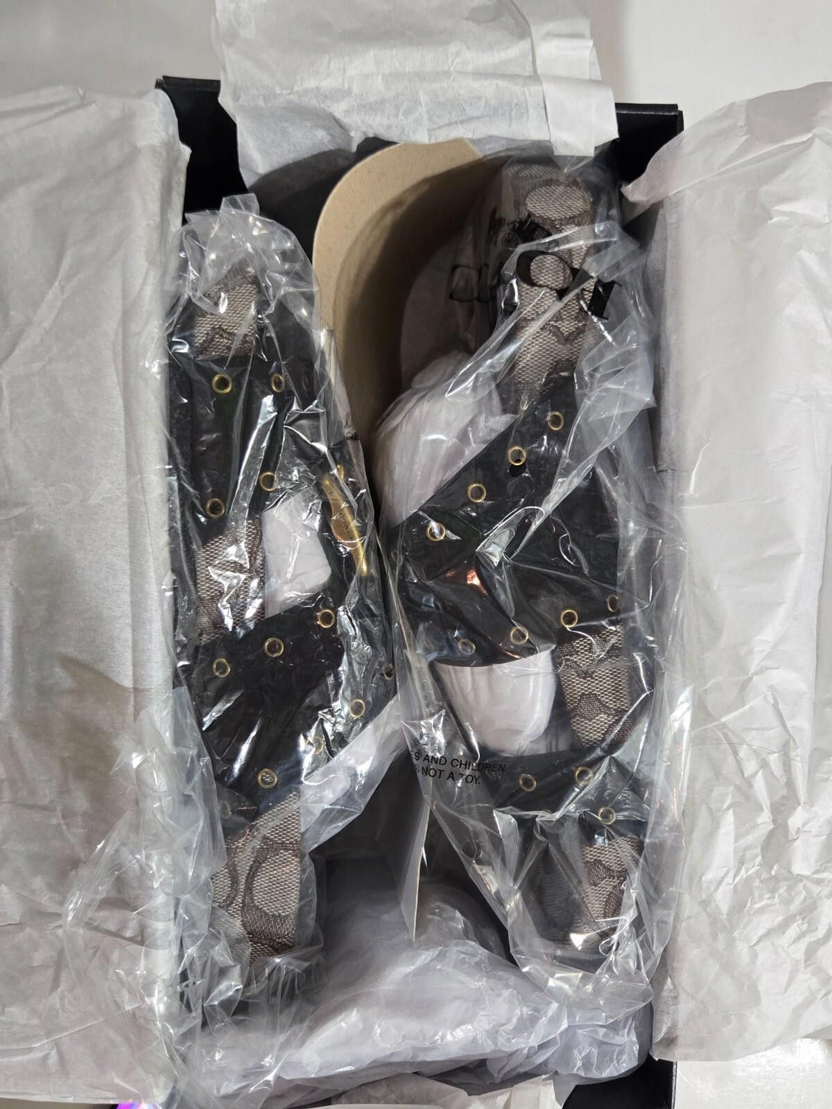 Coach Women's Coach Ally Suede Sandal Jacquard CA460 7.5 B NIB Size US 7.5 / IT 37.5 - 6 Thumbnail