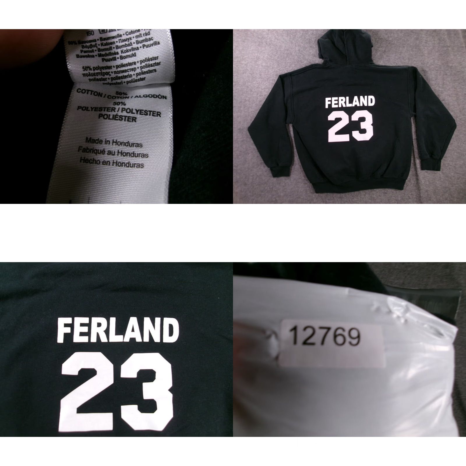Gildan VINTAGE Gildan Hoodie Men Large Black Soccer Club Pullover 90s Classic Mens Size US L / EU 52-54 / 3 - 8 Thumbnail