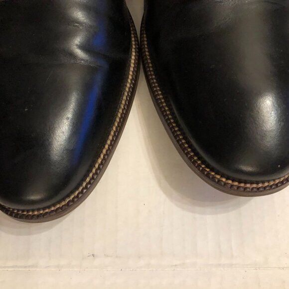 Cole Haan COLE HAAN MEN'S BLACK LEATHER DRESS SHOES SIZE: 11M Size US 11 / EU 44 - 11 Thumbnail