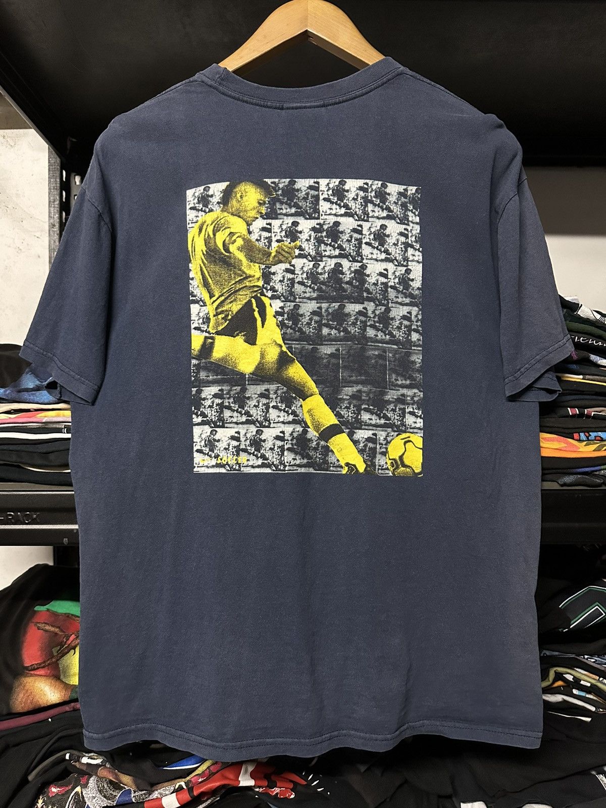 Vintage Nike Soccer Sun Faded Tee
