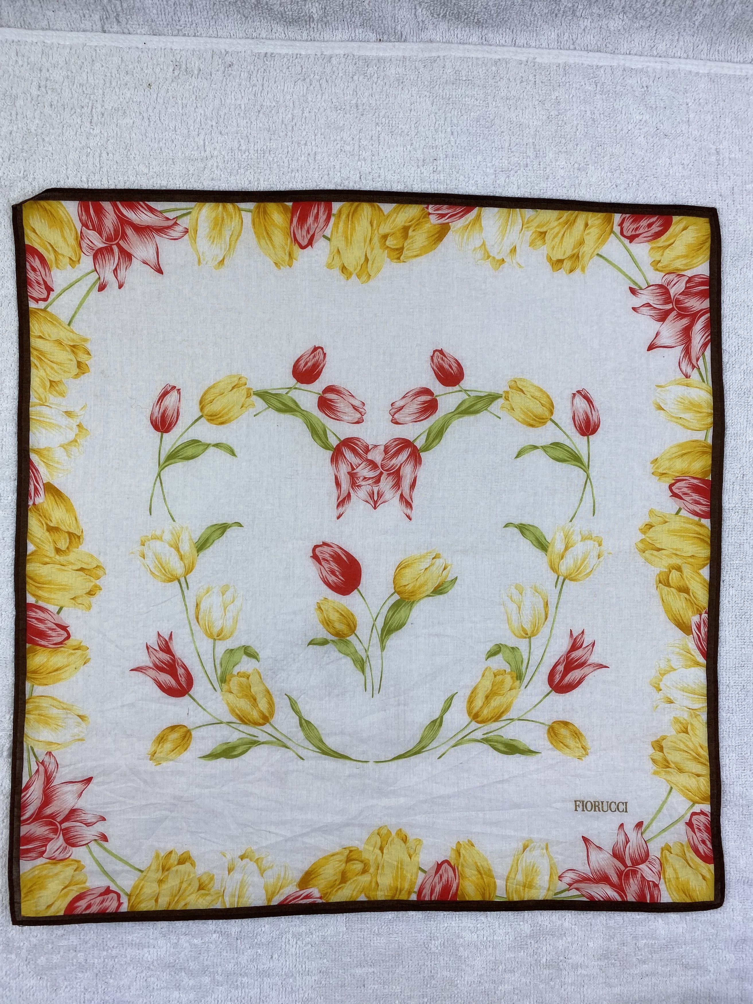 Fiorucci Fiorucci Floral Handkerchief / Bandana / Neckerchief Size ONE SIZE - 3 Thumbnail