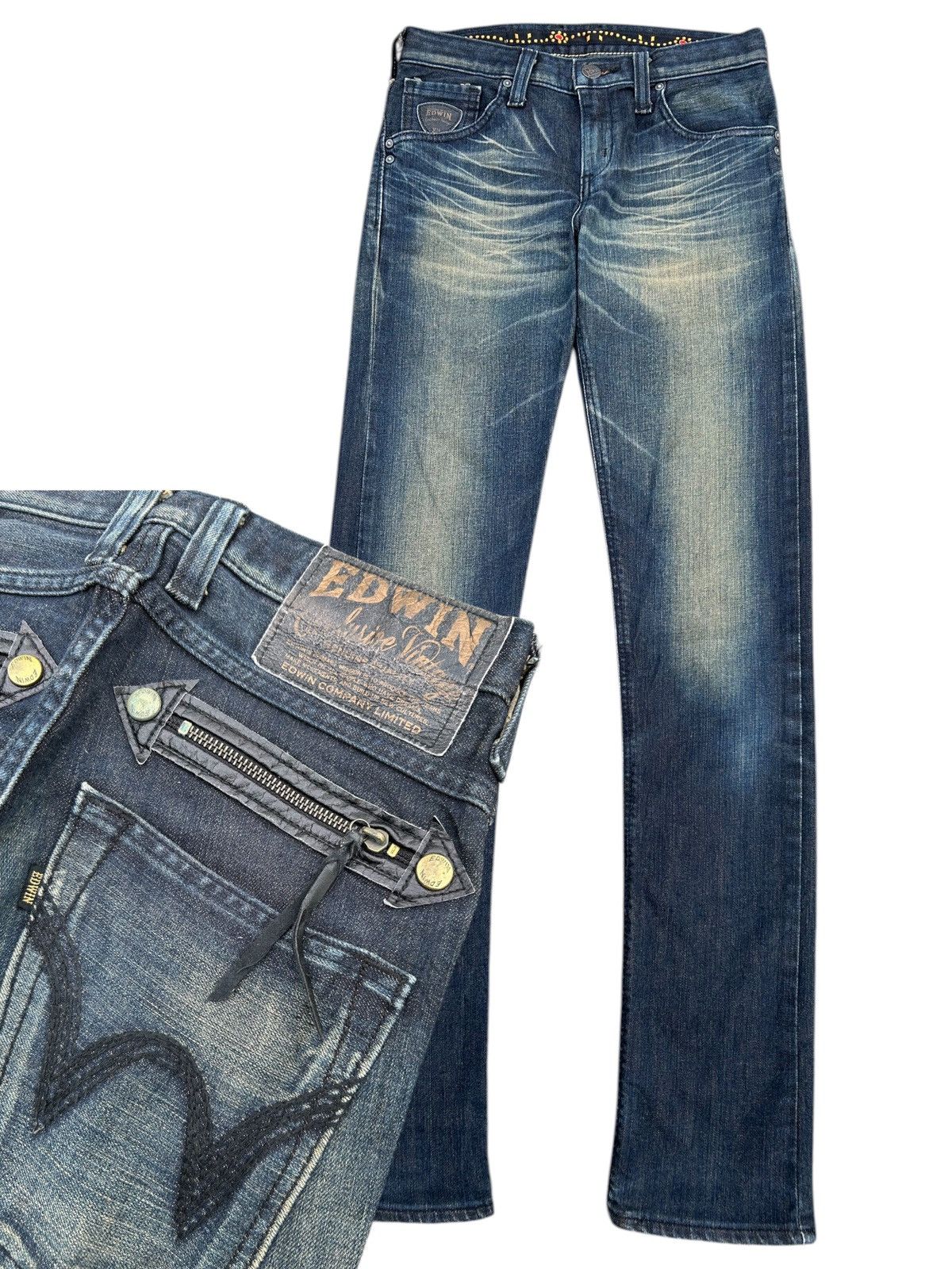 Kapital Vintage Edwin Japanese Punk Style Denim Jeans Size US 28 / EU 44 - 1 Thumbnail