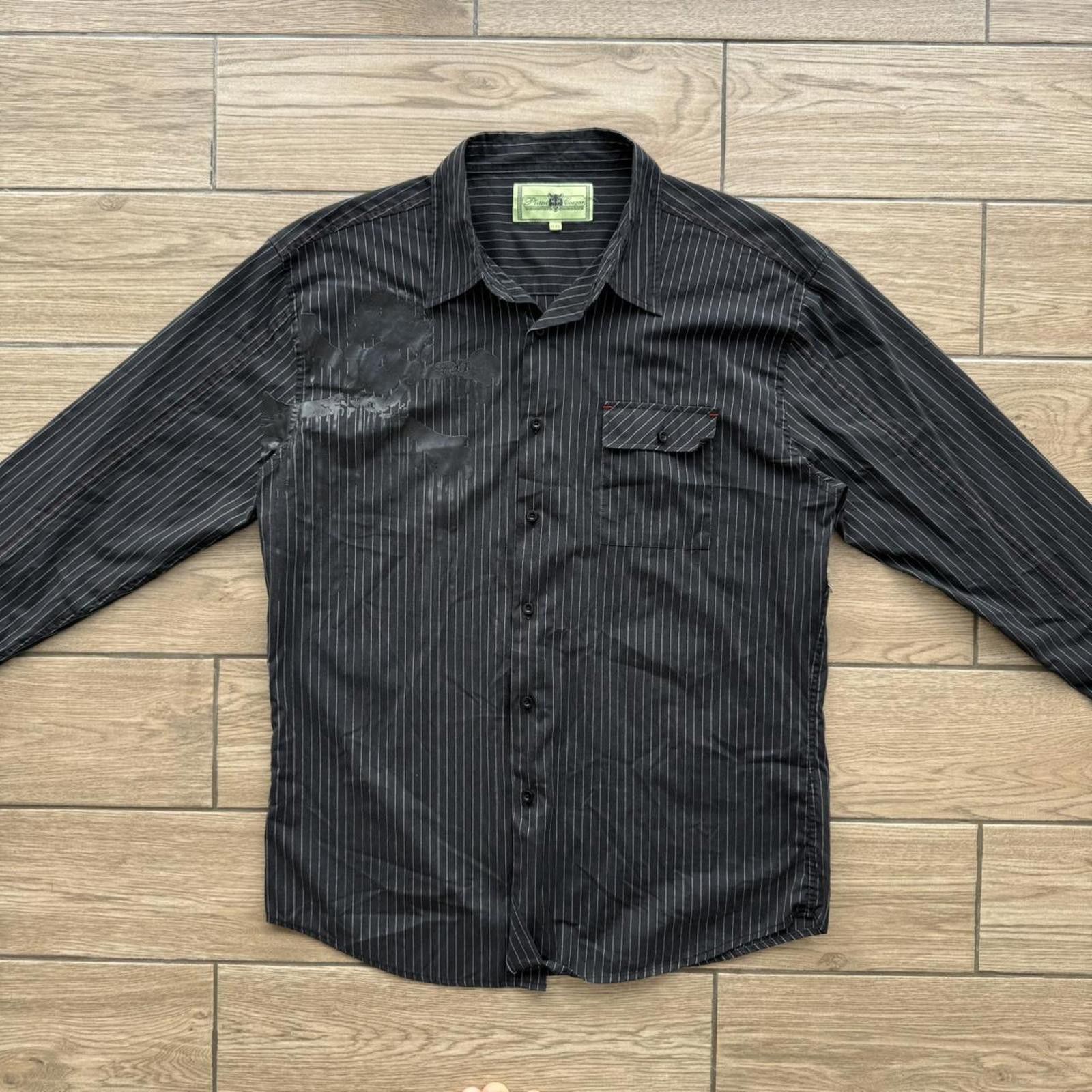 Affliction Y2K Skull Platini Affliction Holographic button up shirt Size US XL / EU 56 / 4 - 4 Thumbnail