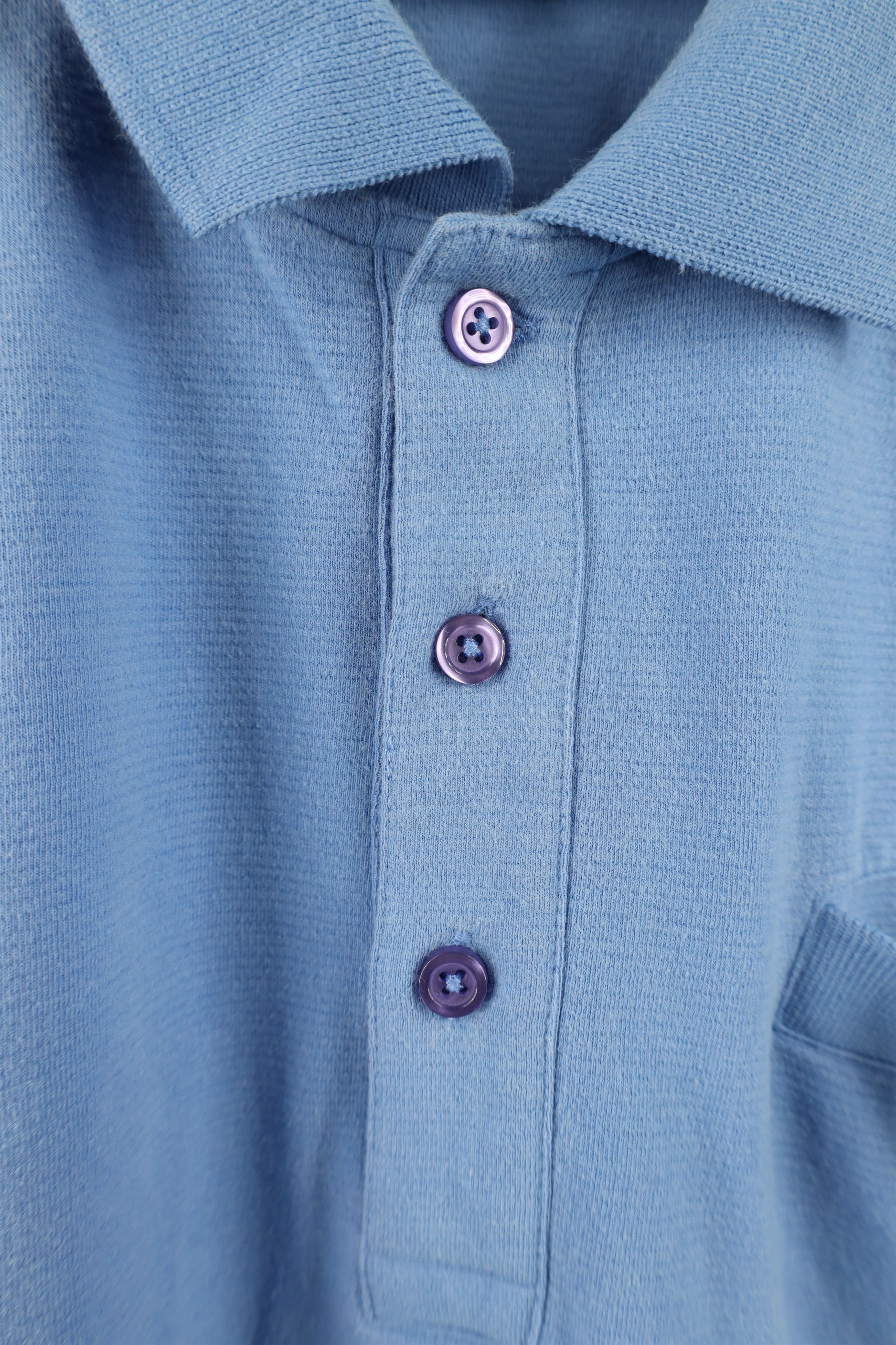 Vintage Vintage 90s Y2K Streetwear Collared Polo Carolina Blue Size US XL / EU 56 / 4 - 5 Thumbnail