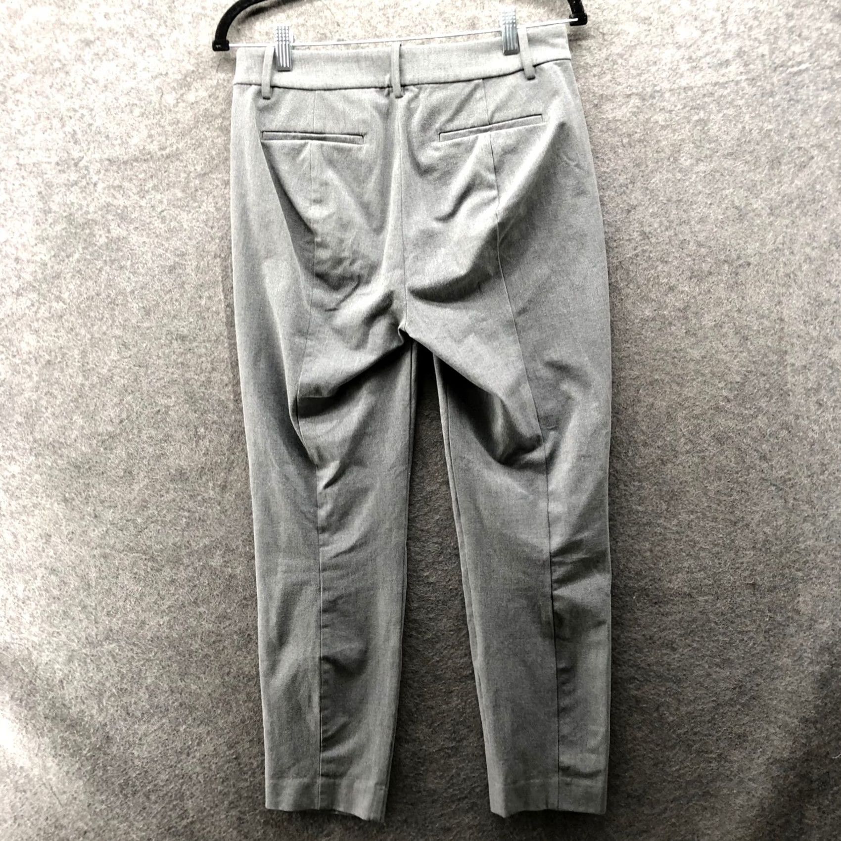 J.Crew J.Crew Ruby Crop Pant Womens 4 Gray High Rise Slim Fit Stretch Career Office Pants Crop Tailored Workwear Mens Women? Size 27" / US 4 / IT 40 - 2 Thumbnail