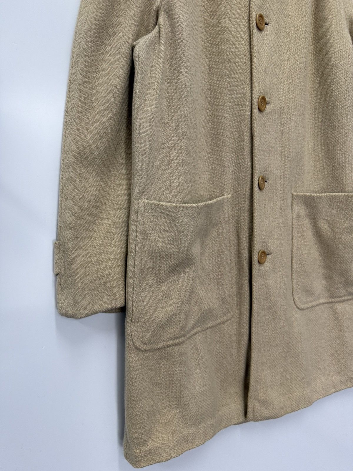 Ermenegildo Zegna 🔥 PAL ZILERI x ERMENEGILDO ZEGNA HERRINGBONE LONG COAT Size US S / EU 44-46 / 1 - 3 Thumbnail
