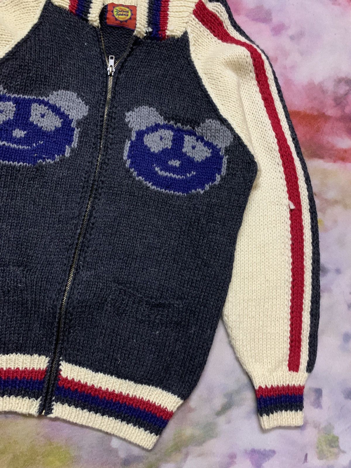 Angel Blue 2000’s Detroit Sports Cowichan Panda Knitted Hysteric Size US S / EU 44-46 / 1 - 4 Thumbnail