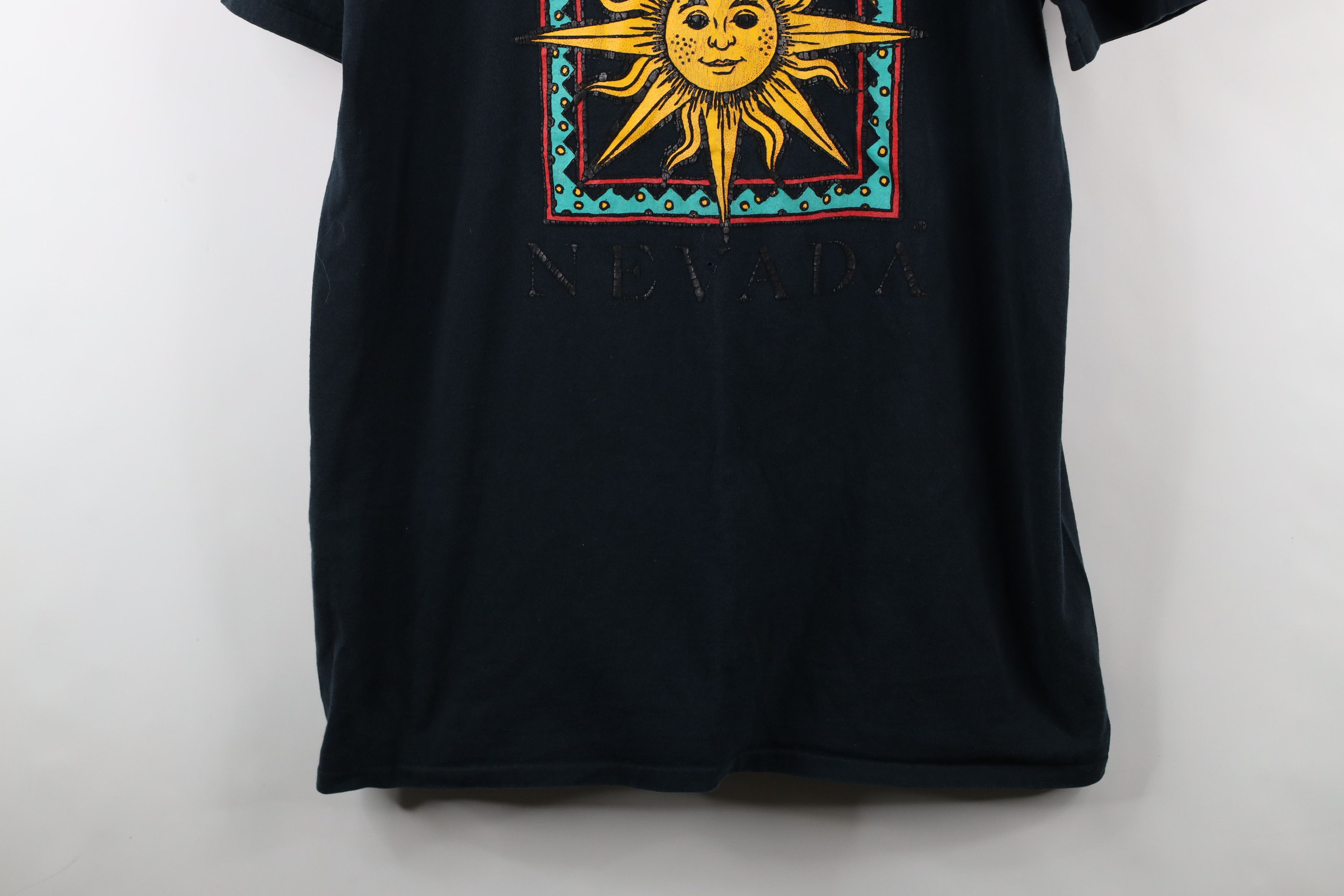 Vintage Vintage 90s Streetwear Sun Las Vegas Night Sleep T-Shirt USA Size ONE SIZE - 3 Thumbnail