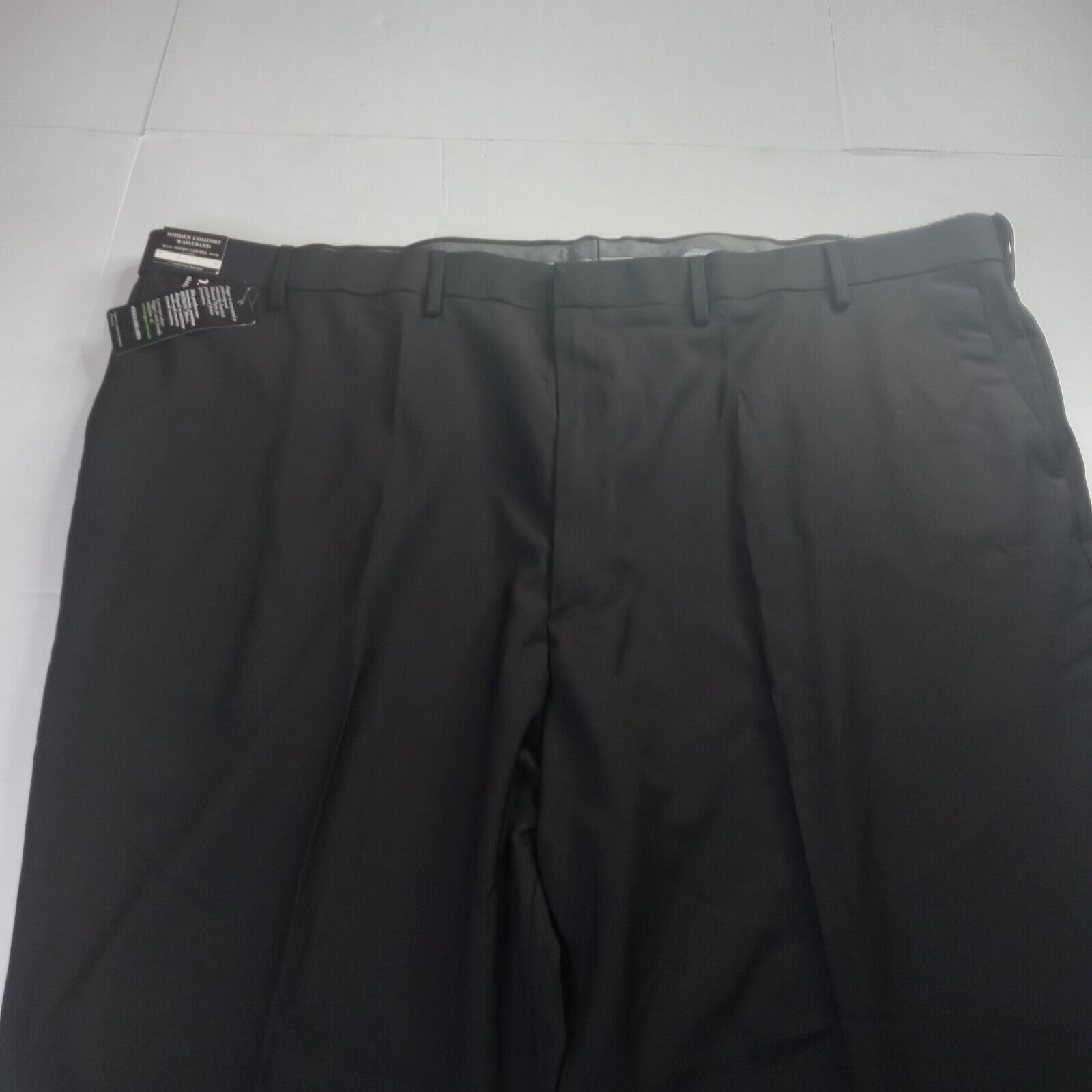 Haggar Haggar Premium Dress Pants Men's 54x30 Black Classic-Fit Size US 44 / EU 60 - 4 Thumbnail