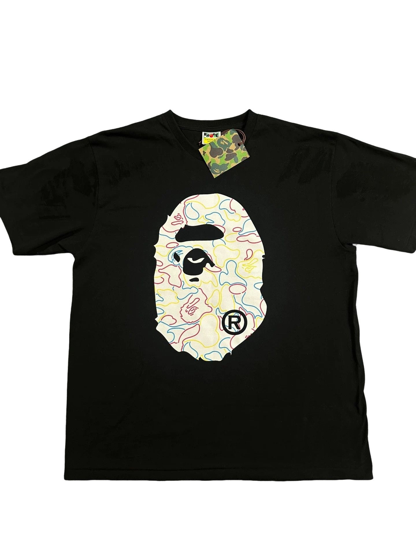 Bape Bape Neon Camo Ape Head T-Shirt Size XXL Size US XXL / EU 58 / 5 - 1 Thumbnail