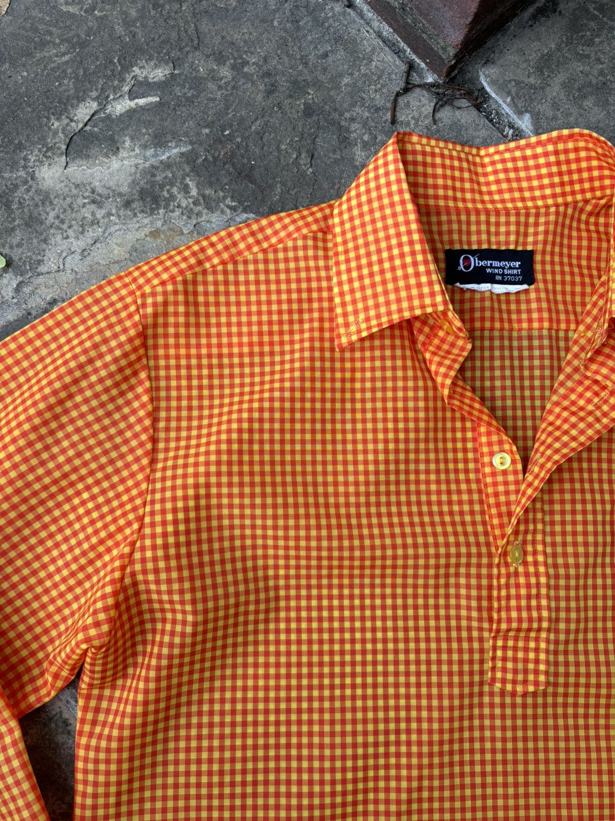Japanese Brand × Obermeyer × Vintage 1970s Obermeyer Wind Shirt Vintage Anorak Nylon Japan Gorp Size US S / EU 44-46 / 1 - 4 Thumbnail