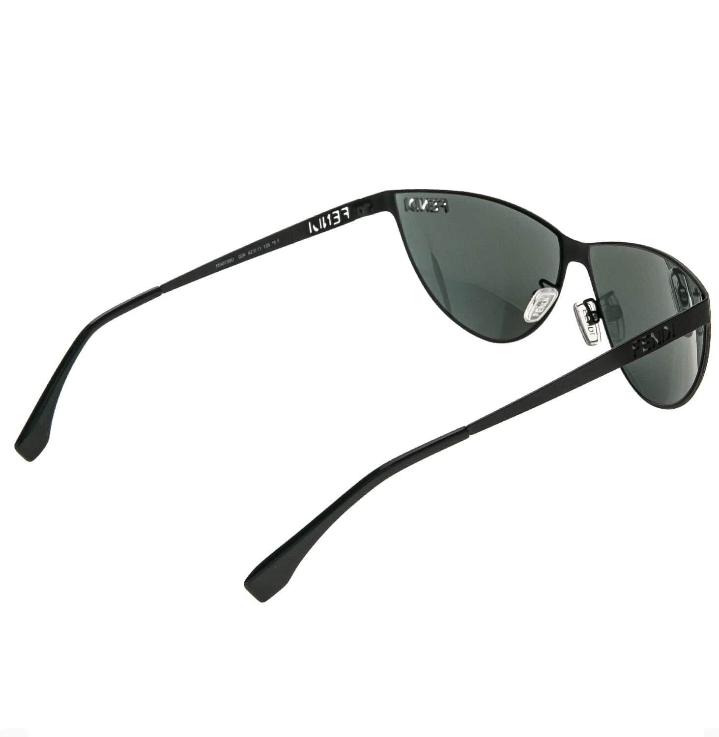 Fendi FENDI CUT OUT 40138 Matte Black Logo Wrap Mask FE40138U Size ONE SIZE - 2 Thumbnail