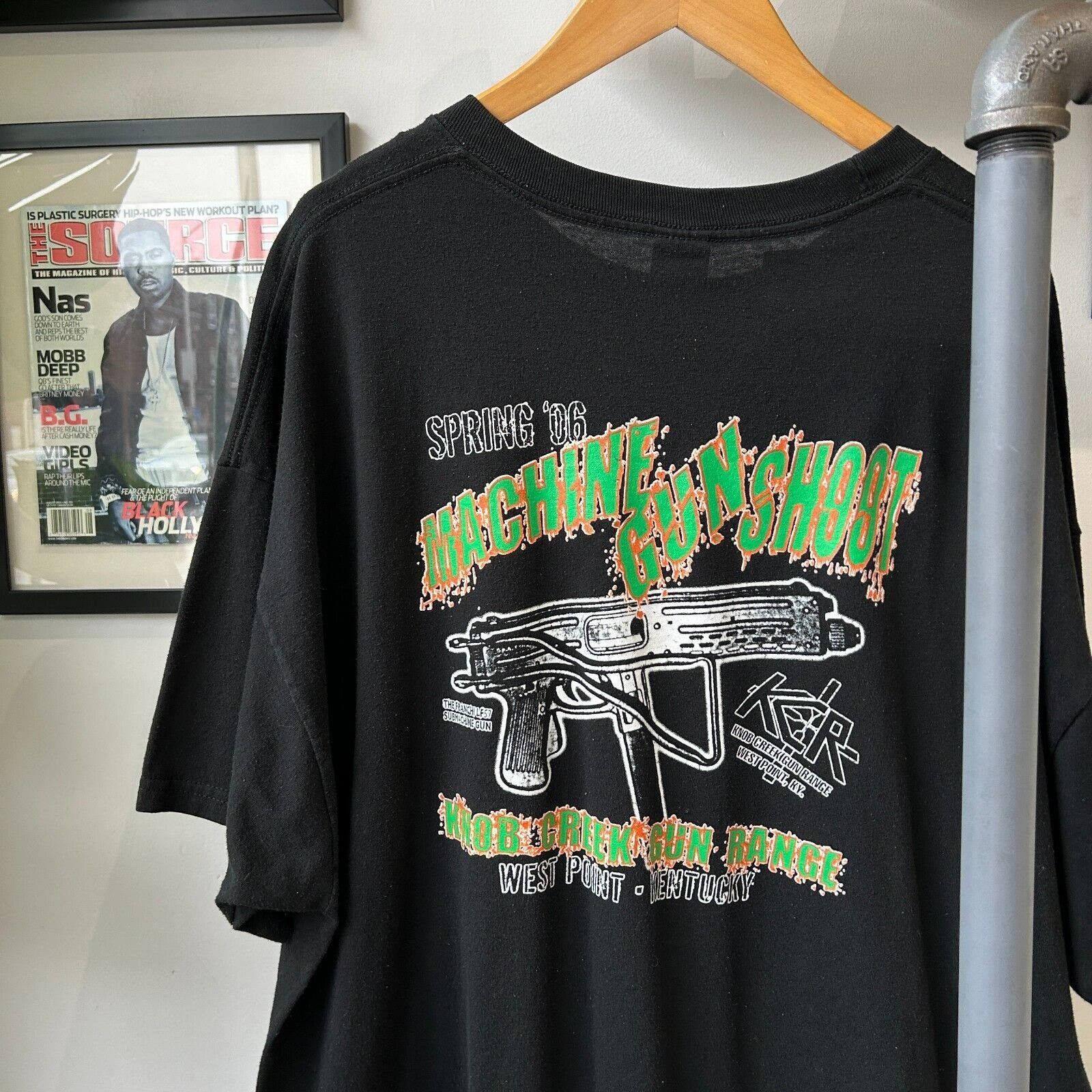 VINTAGE Spring 06' Machine Gun Shoot T-Shirt sz 3XL Adult