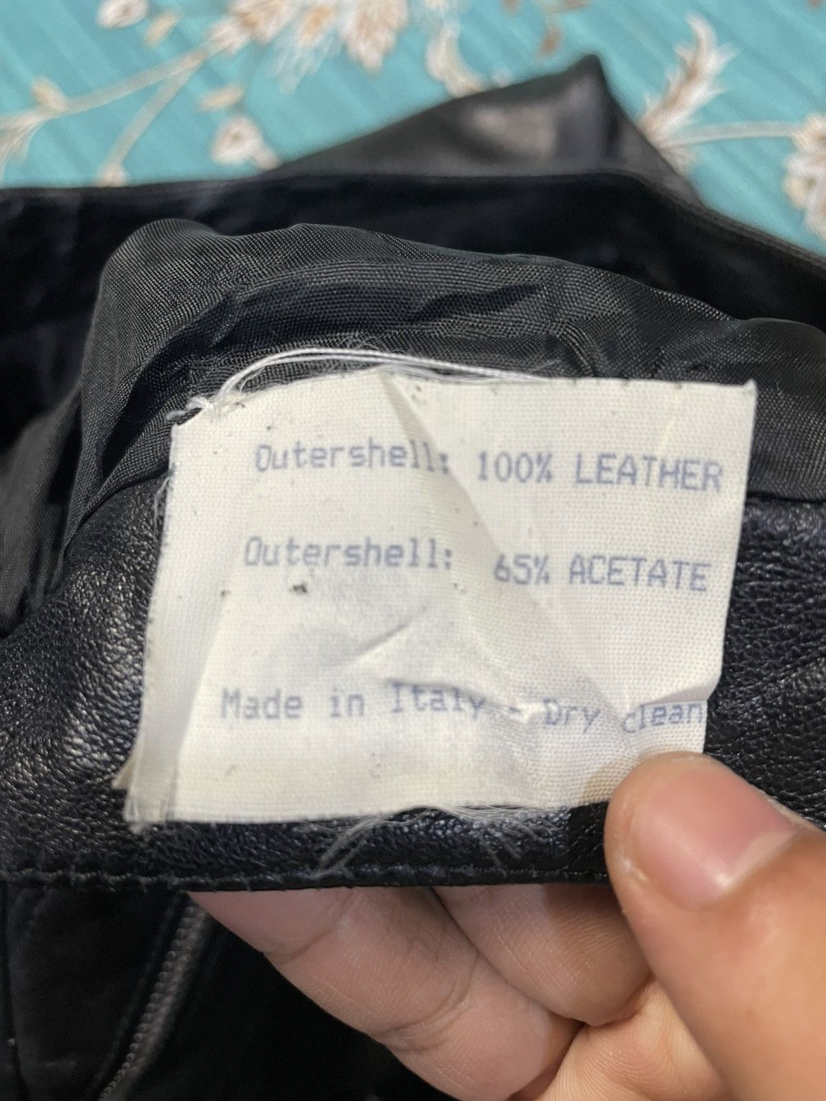 Versace Vintage Gianni Versace Leather Pants Size US 29 - 8 Thumbnail
