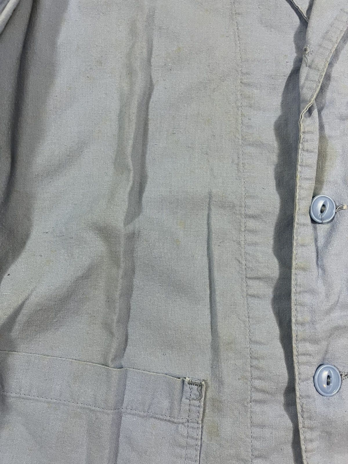 Vintage Vintage 50s 60s Blue Cotton Uniform Jacket Size US S / EU 44-46 / 1 - 4 Thumbnail