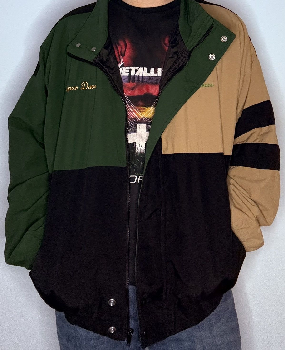 Rennoc VINTAGE Rennoc Jacket Team Evergreen Windbreaker Quilt Lined Size US XL / EU 56 / 4 - 1 Thumbnail