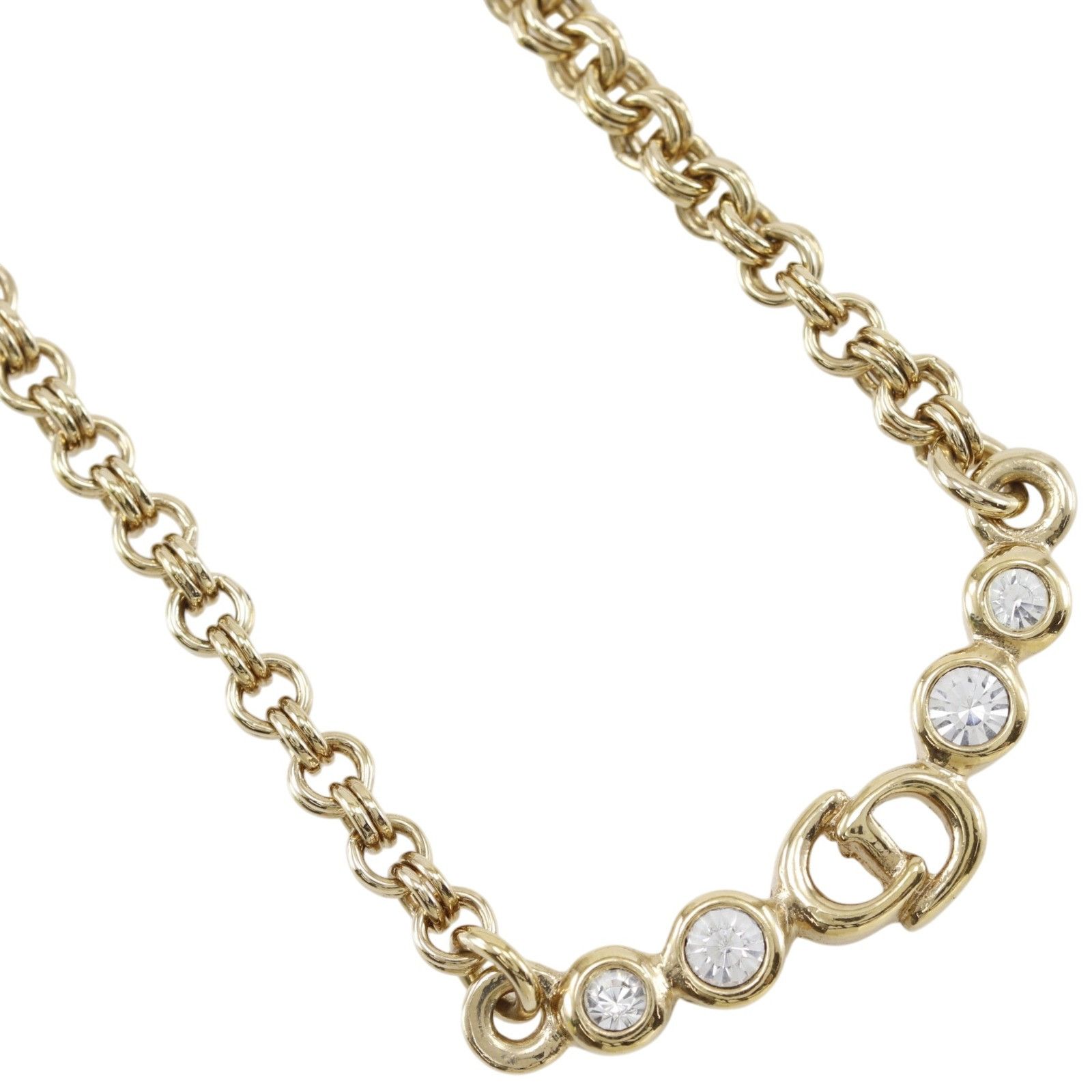 Dior Dior Christian Dior CD Logo Necklace Metal Necklace DUTY FREE for USA Size ONE SIZE - 1 Thumbnail