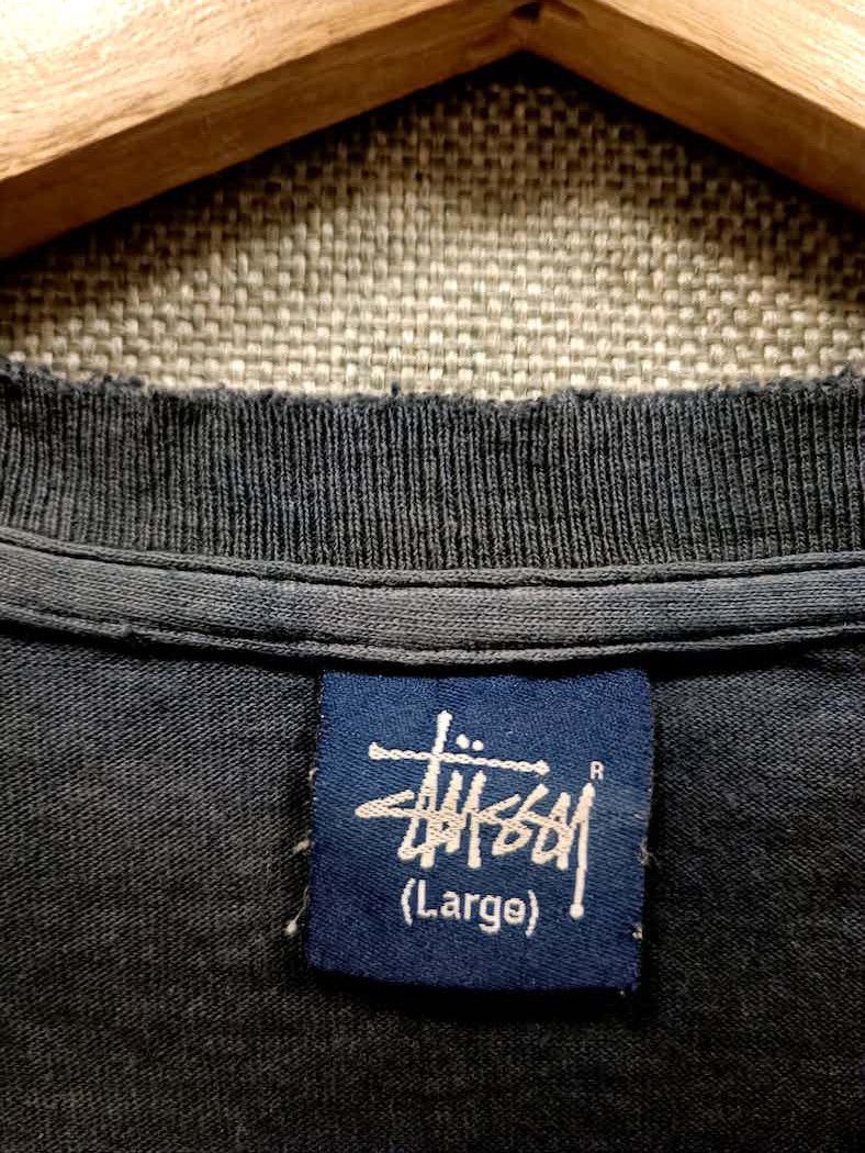 Stussy vintage t shirt stussy distressed Size US L / EU 52-54 / 3 - 3 Thumbnail