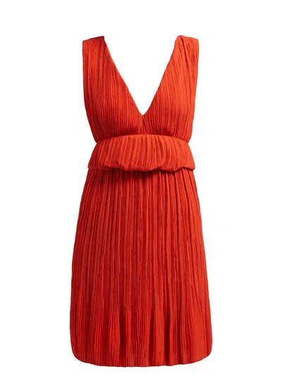 o1y0825 Mini Dress in Rust