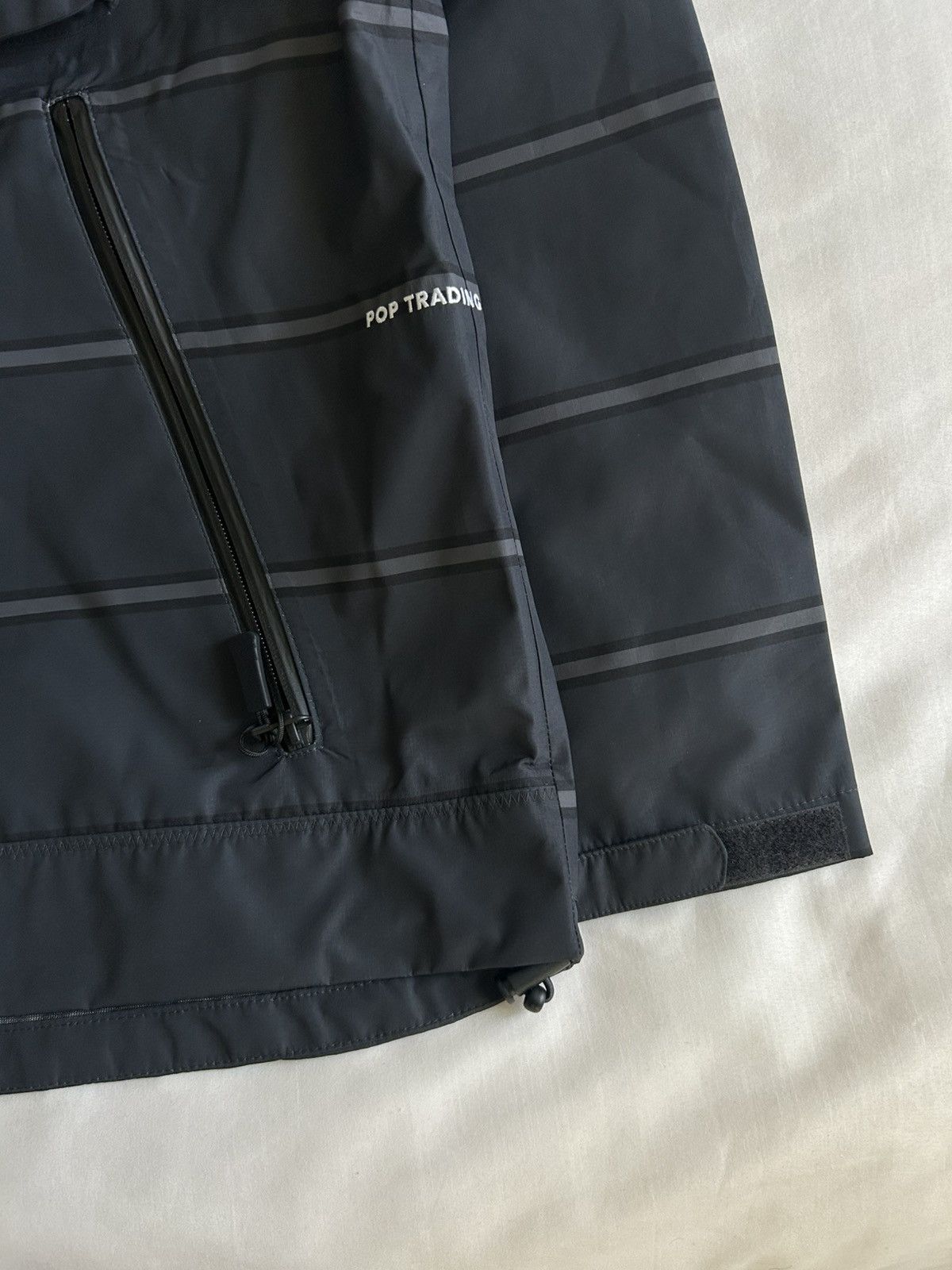 Pop Trading Company Pop Trading Company Striped Oracle Jacket Anthracite Size US M / EU 48-50 / 2 - 3 Thumbnail