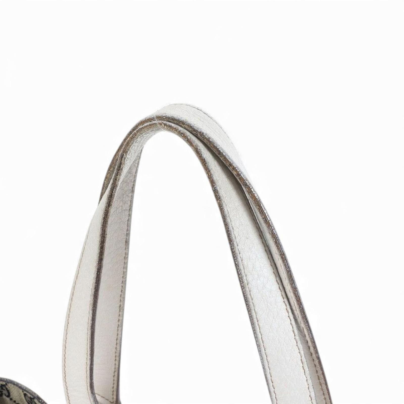 Gucci Gucci - White Leather Tote Bag Size ONE SIZE - 4 Thumbnail