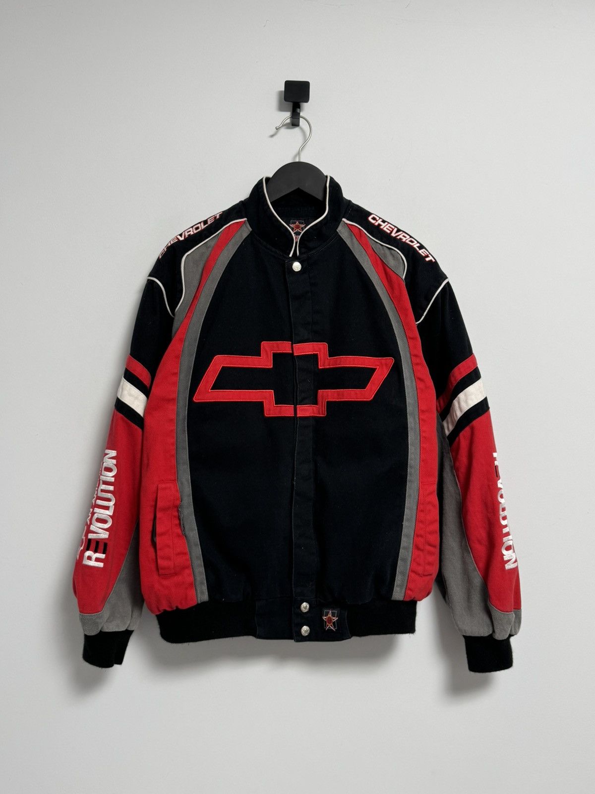 Chevrolet Vinatge Jacket Moto style Chevrolet Y2K style biker Size US M / EU 48-50 / 2 - 1 Thumbnail