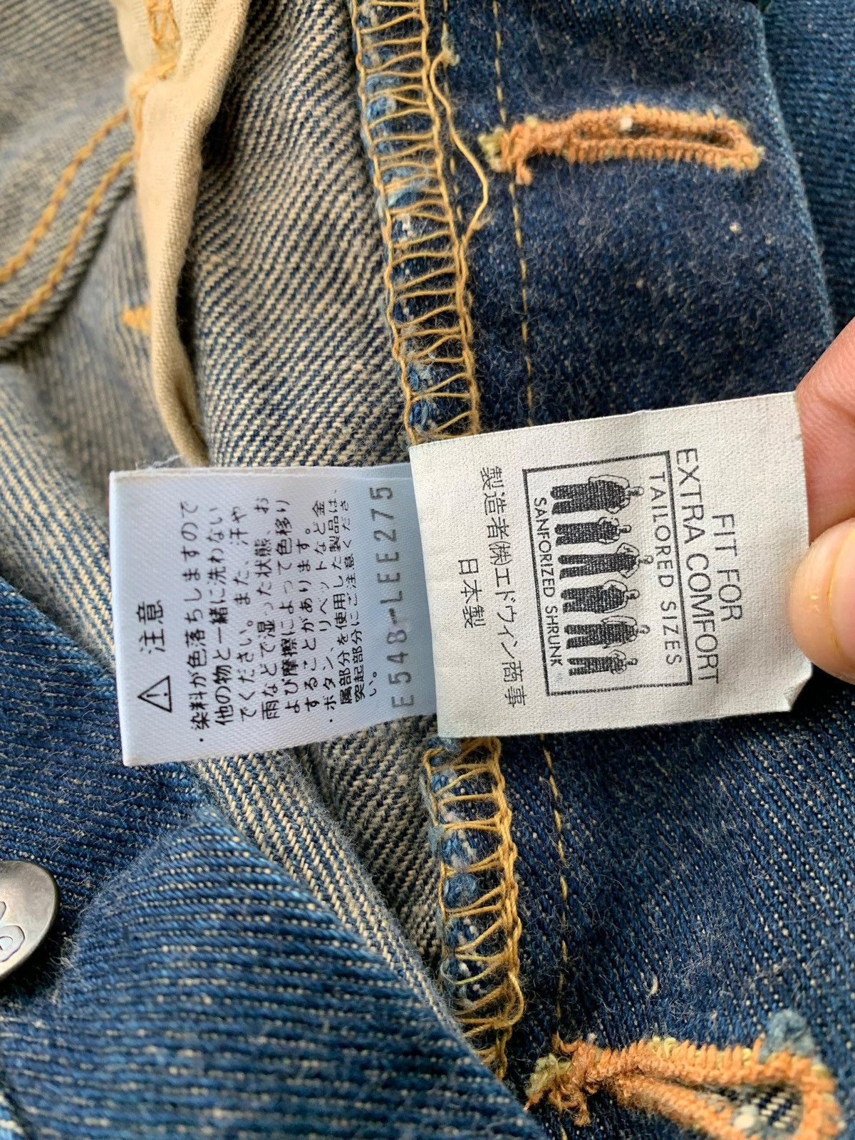 Lee Vintage Lee Riders Half Selvedge Denim Size US 32 / EU 48 - 10 Thumbnail