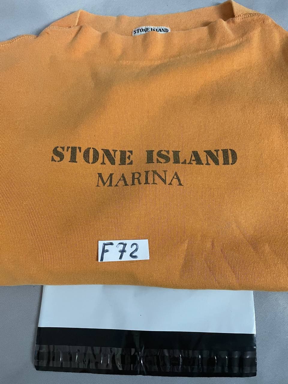 Stone Island Stone Island MARINA Crewneck Sweatshirt Orange Vintage Size US XL / EU 56 / 4 - 19 Thumbnail