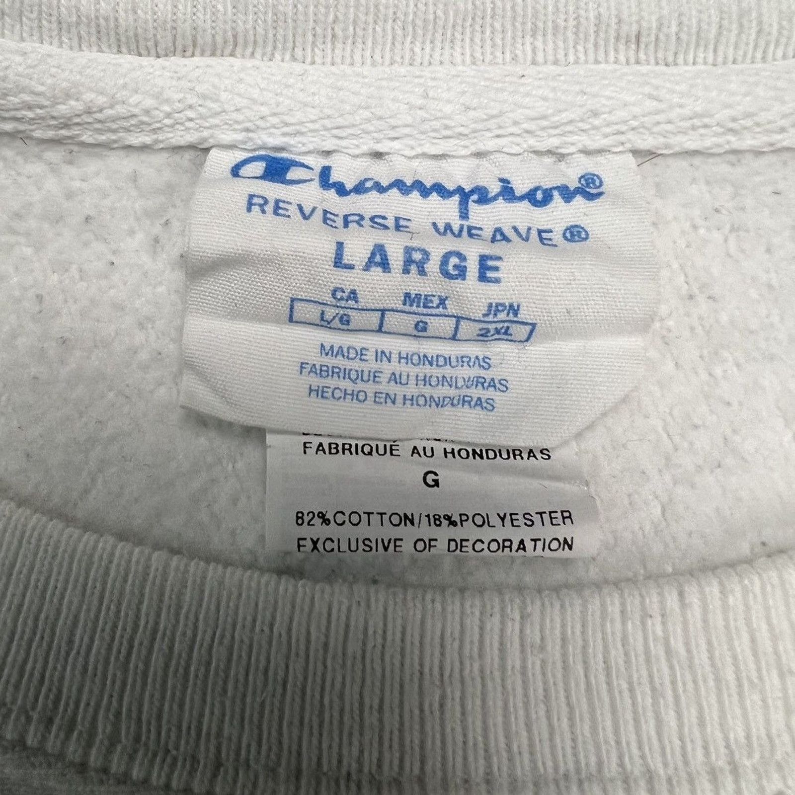 Champion × Vintage Champion Sweatshirt Large Reverse Weave Script Spell Out Size US L / EU 52-54 / 3 - 6 Thumbnail