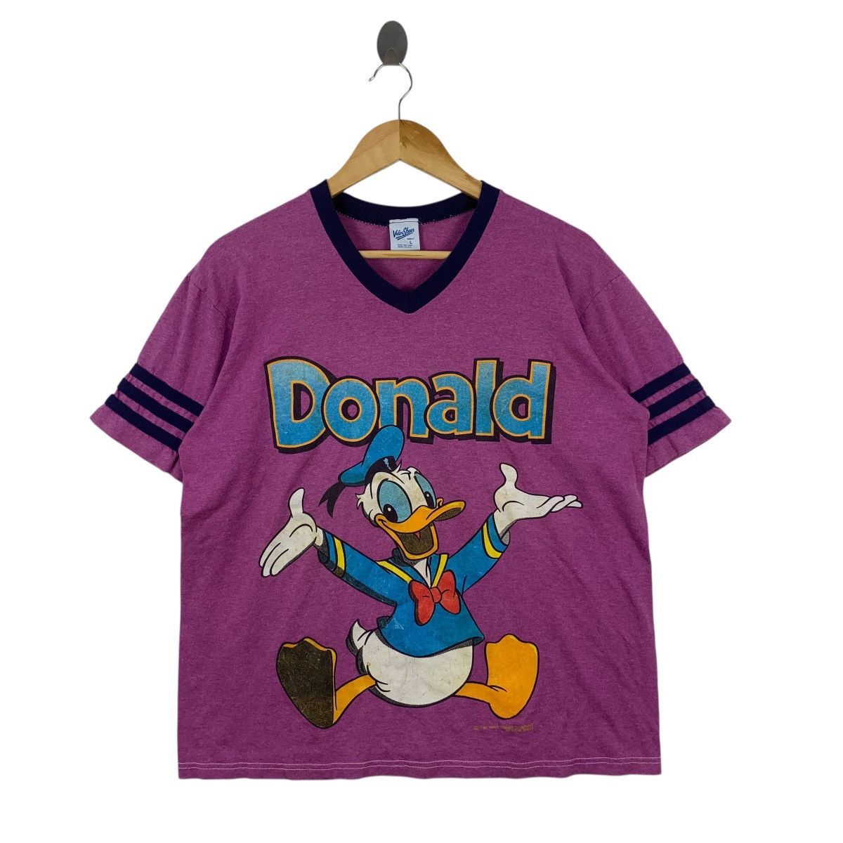 Velva Sheen Vintage 90’ VELVA SHEEN DISNEY Donald Duck Tee Shirt Top V Size L / US 10 / IT 46 - 3 Thumbnail