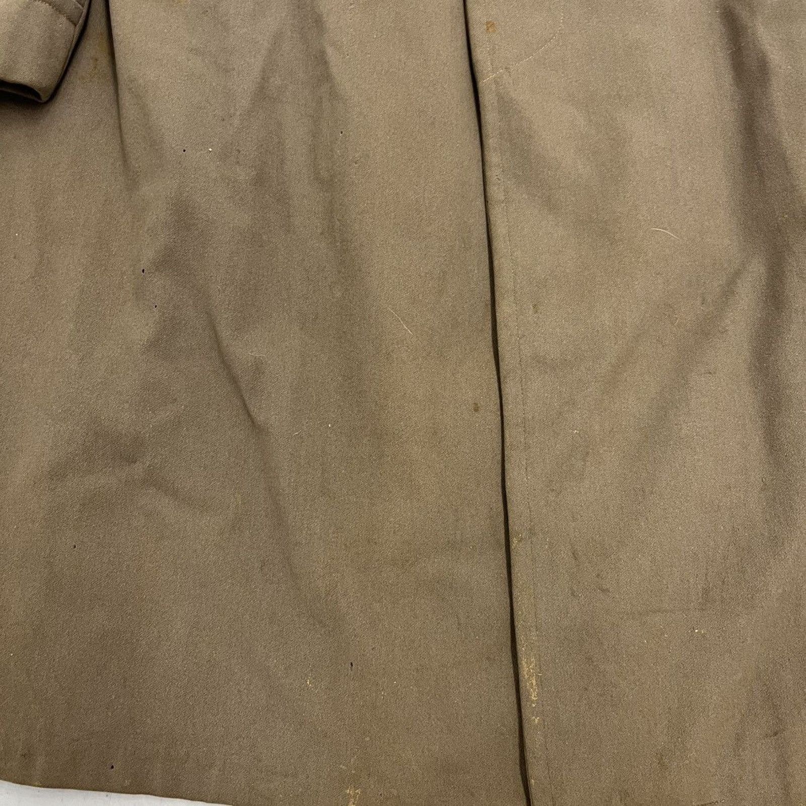 Other Vintage 40s 50s Beige Wool Long Overcoat Size US XL / EU 56 / 4 - 2 Thumbnail