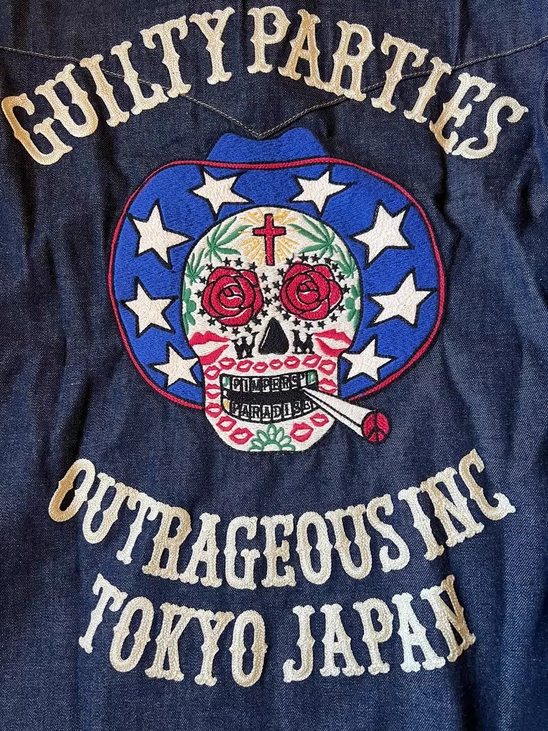 Wacko Maria Wacko maria Embroidered denim shirt, large classic embroid Size US S / EU 44-46 / 1 - 7 Thumbnail